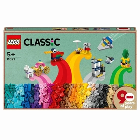 LEGO CLASSIC 11021 90 Years of Play Bricks Iconic Models Set