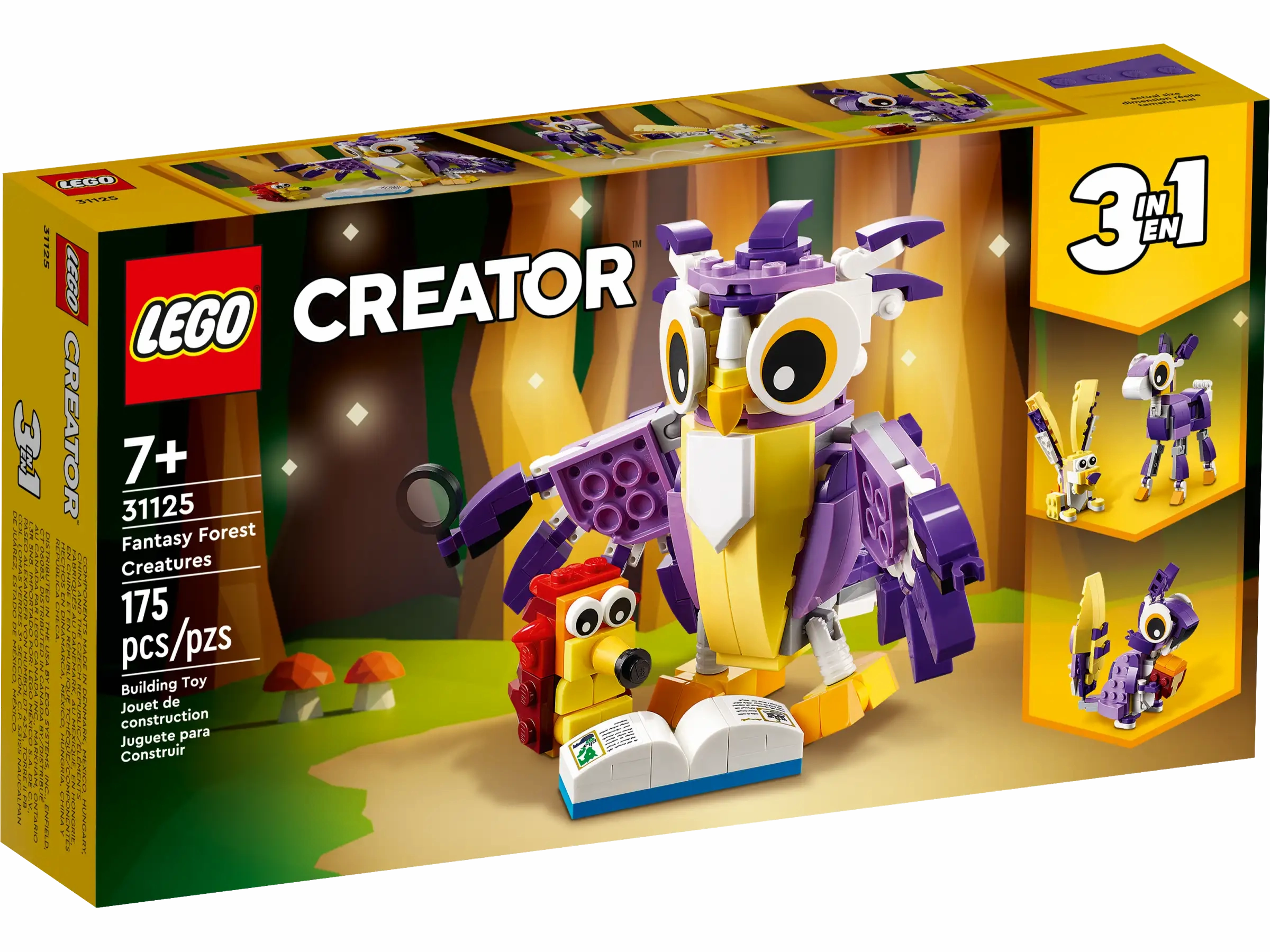 LEGO CREATOR 31125 Fantasy Forest Creatures