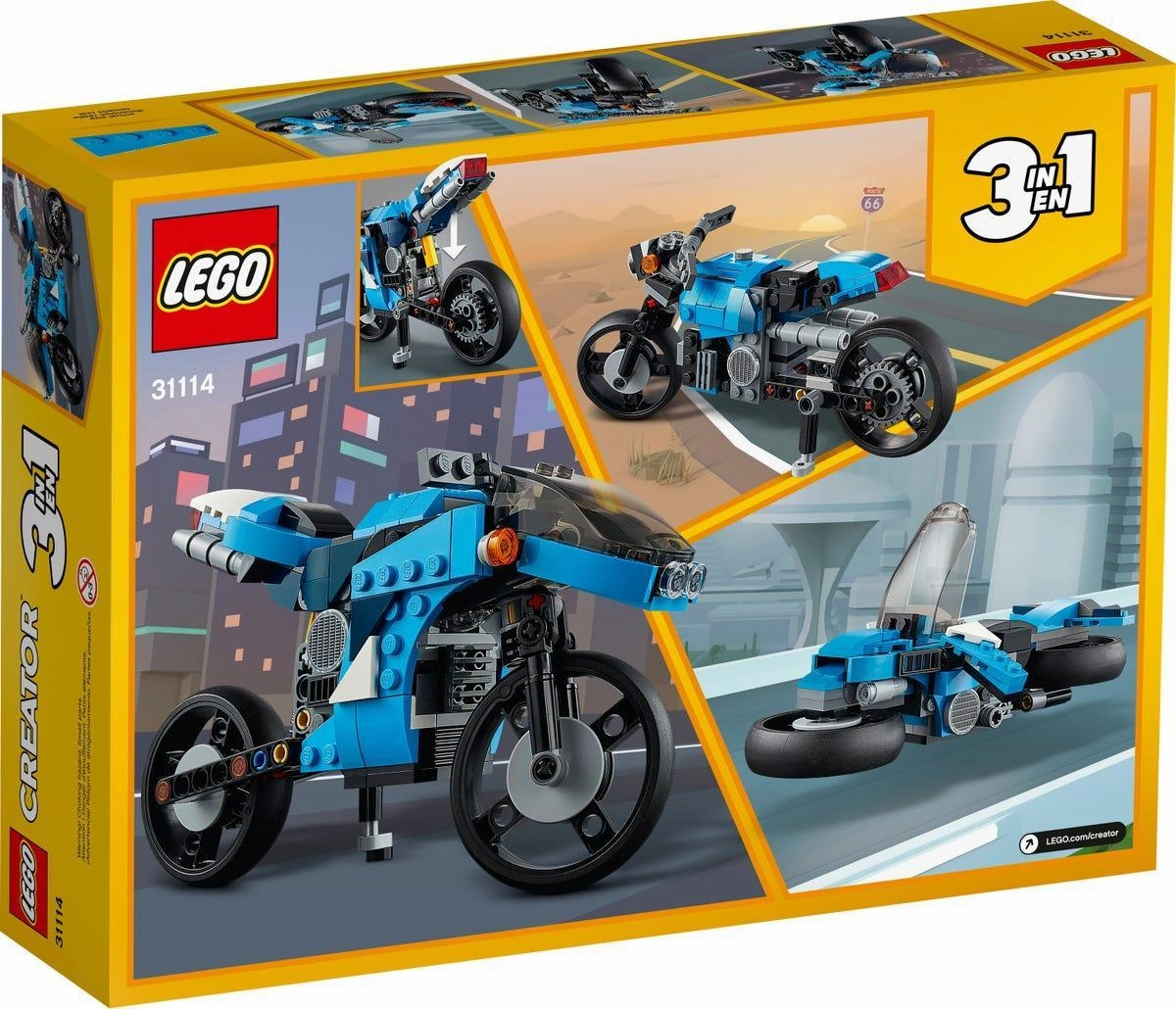 LEGO CREATOR 3in1 31114 Superbike