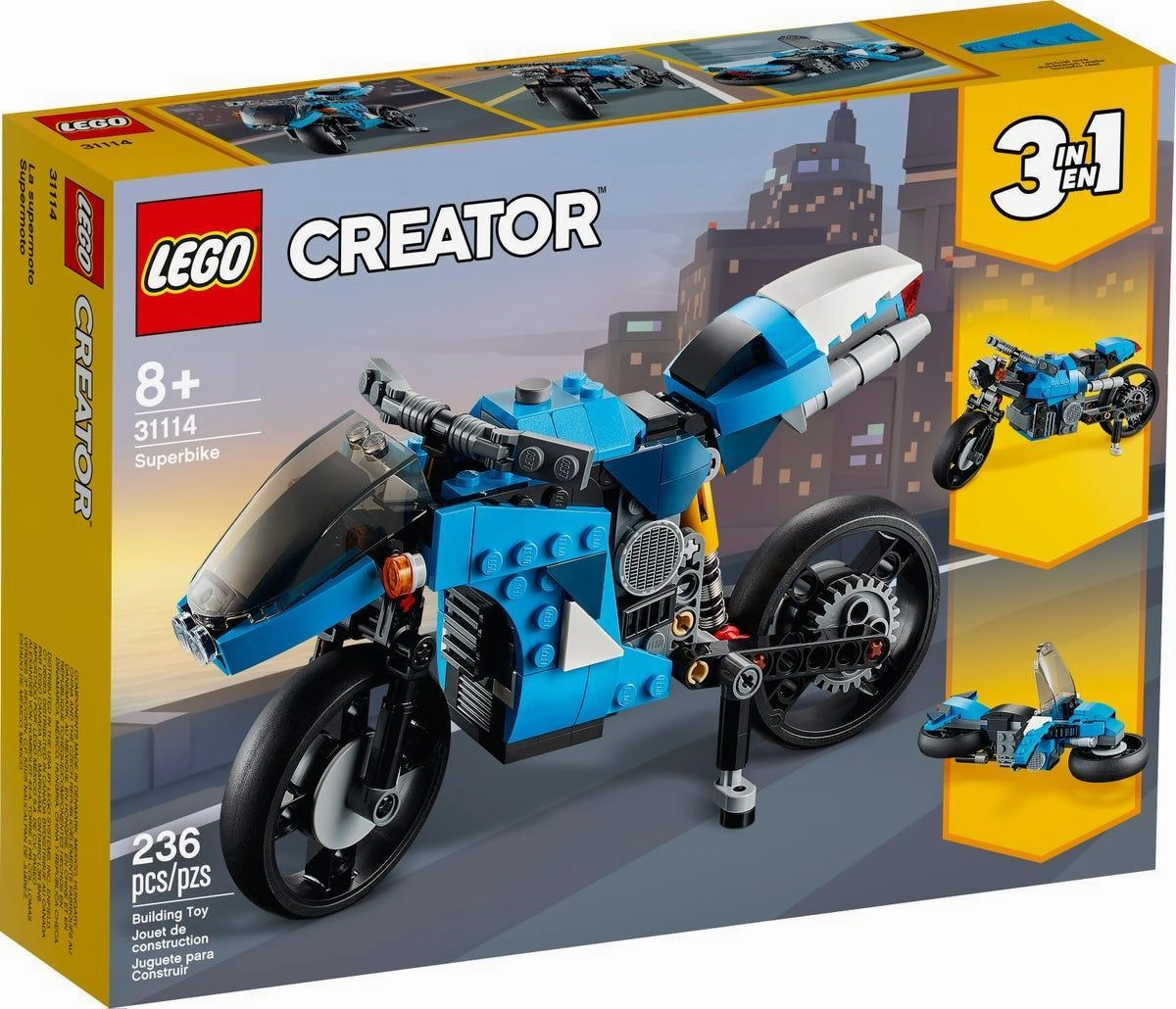 LEGO CREATOR 3in1 31114 Superbike