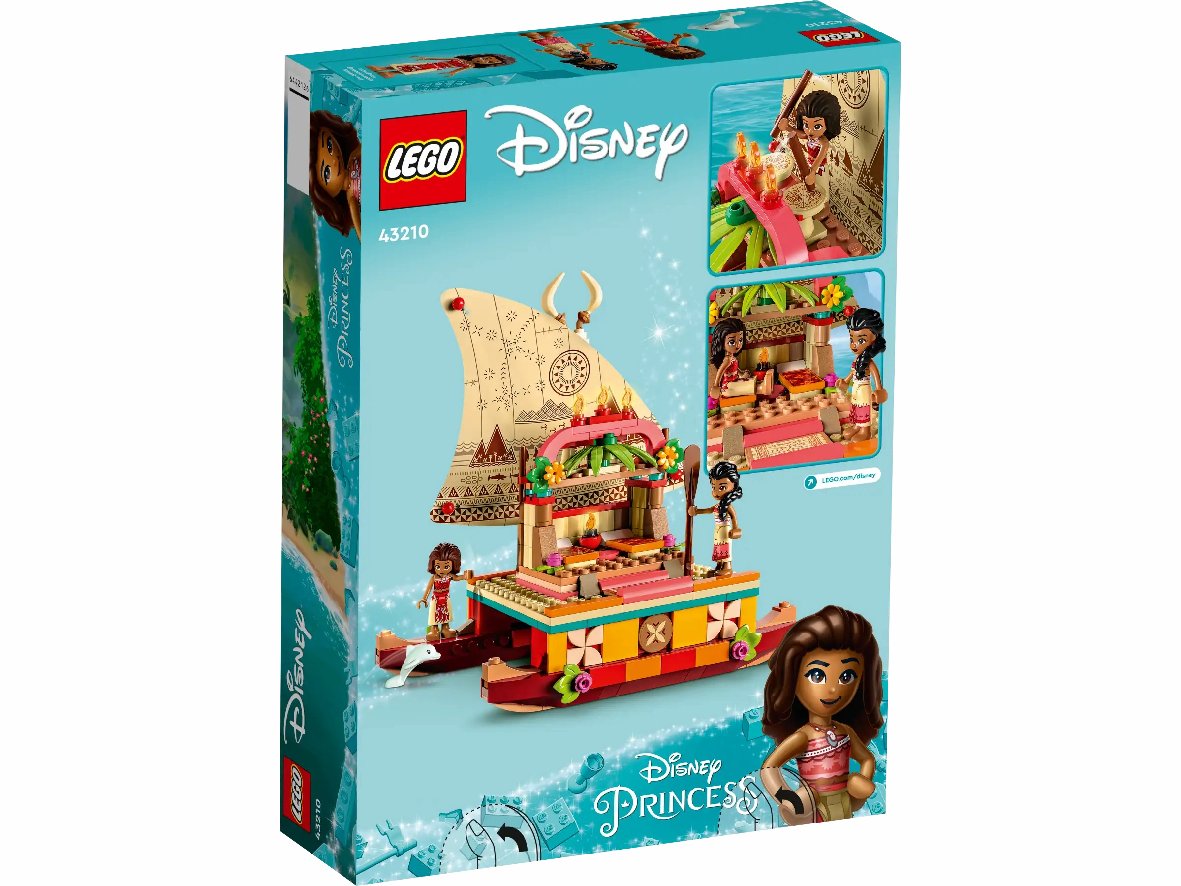LEGO DISNEY 43210 Moana's Wayfinding Boat