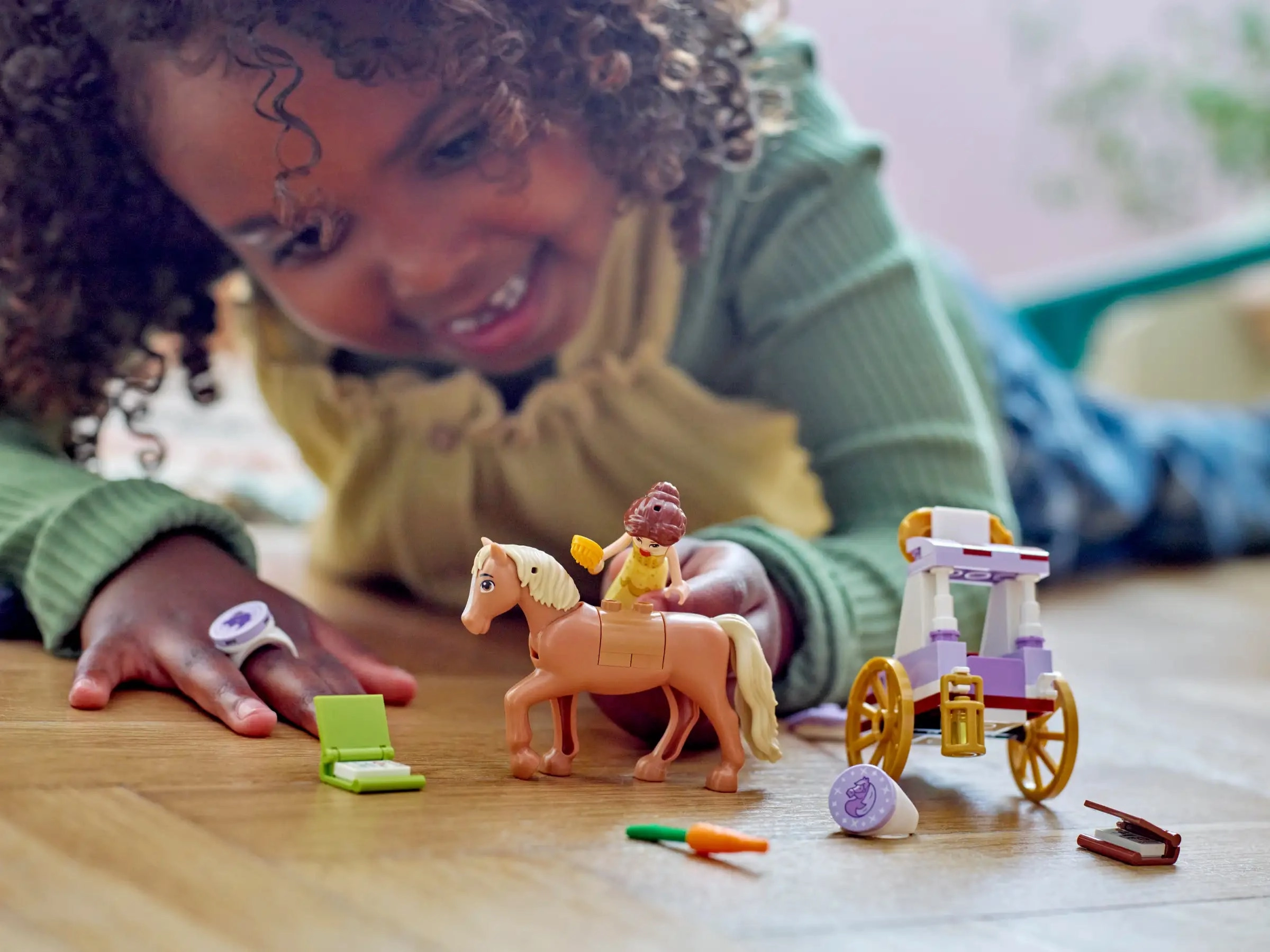 LEGO DISNEY 43233 Belle's Storytime Horse Carriage