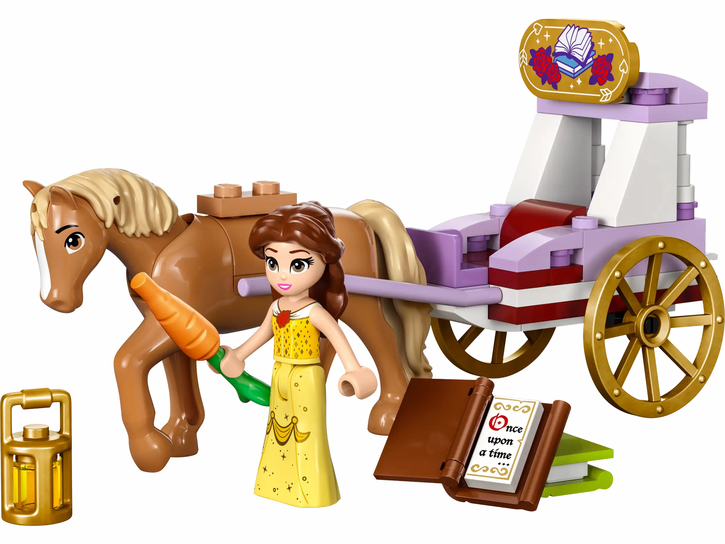 LEGO DISNEY 43233 Belle's Storytime Horse Carriage