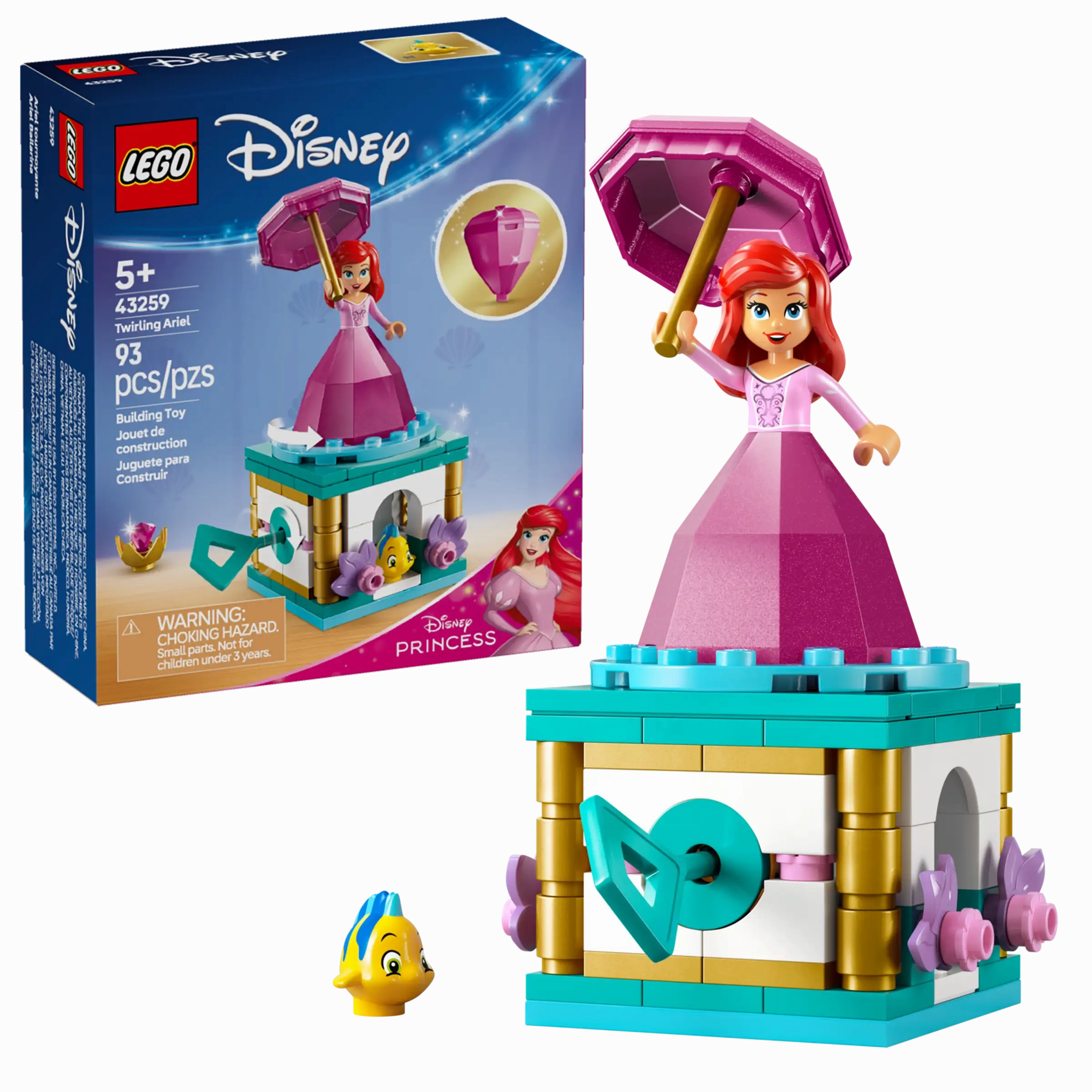 LEGO DISNEY 43259 Twirling Ariel
