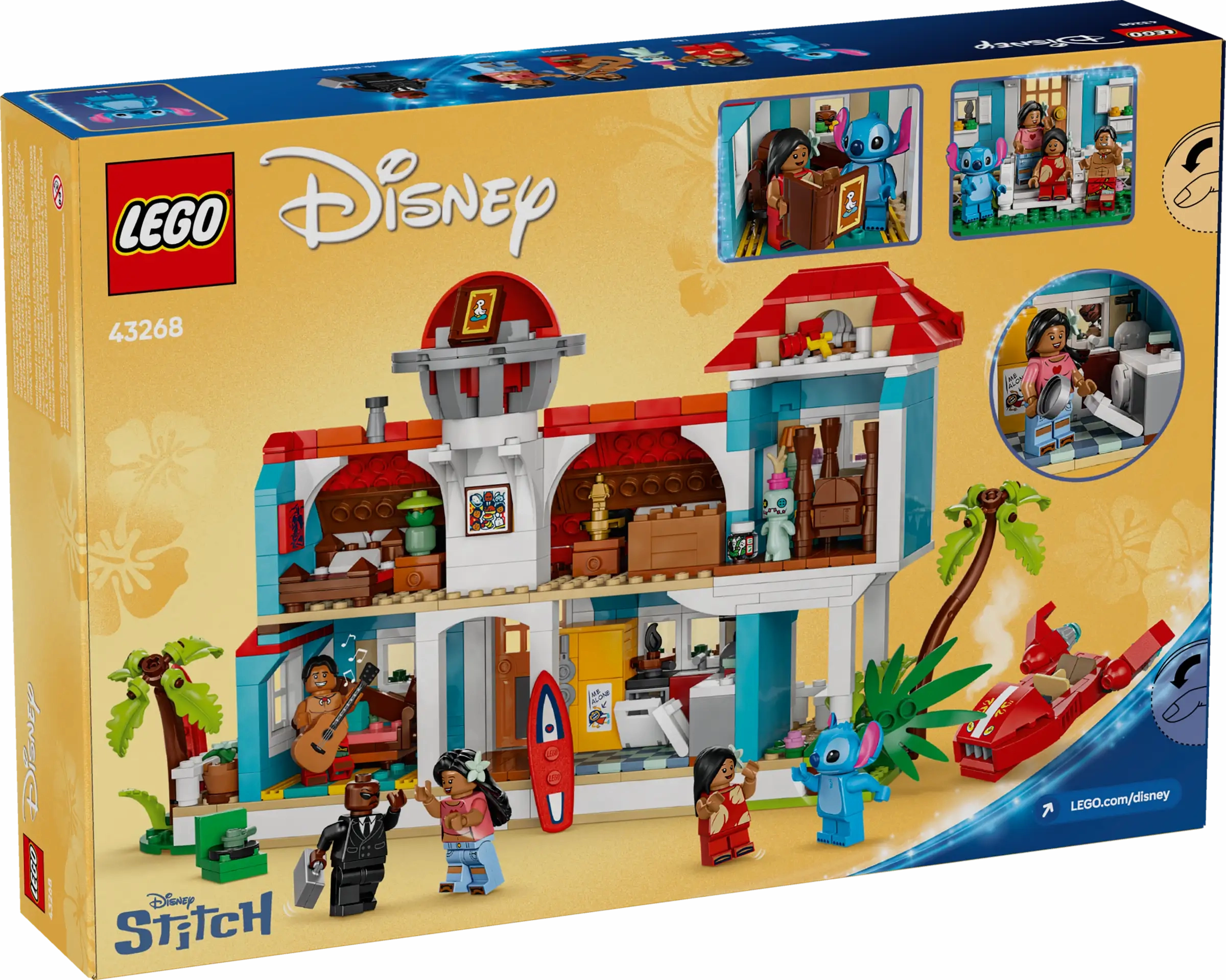 LEGO DISNEY 43268 Lilo and Stitch Beach House