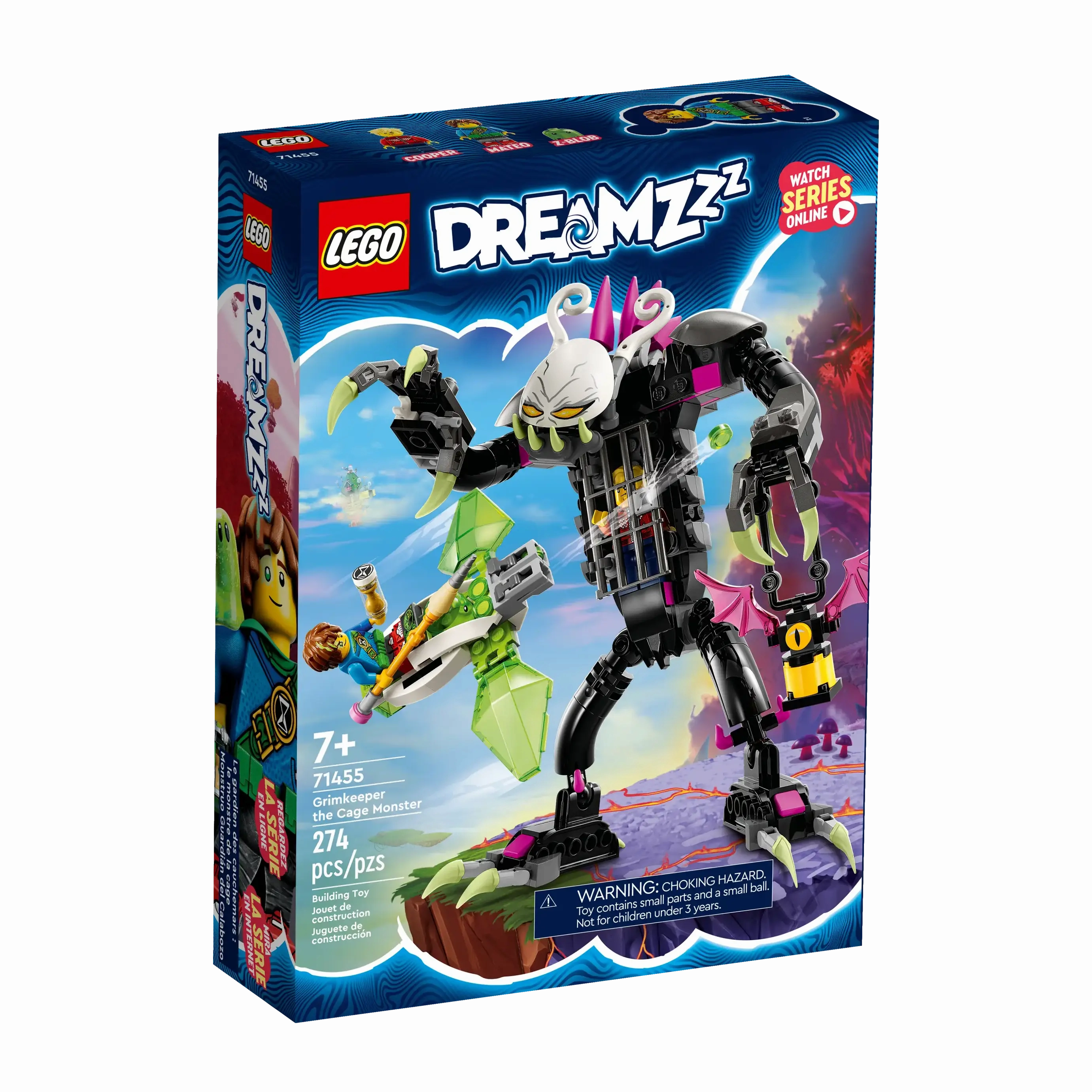 LEGO DREAMZZZ 71455 Grimkeeper the Cage Monster