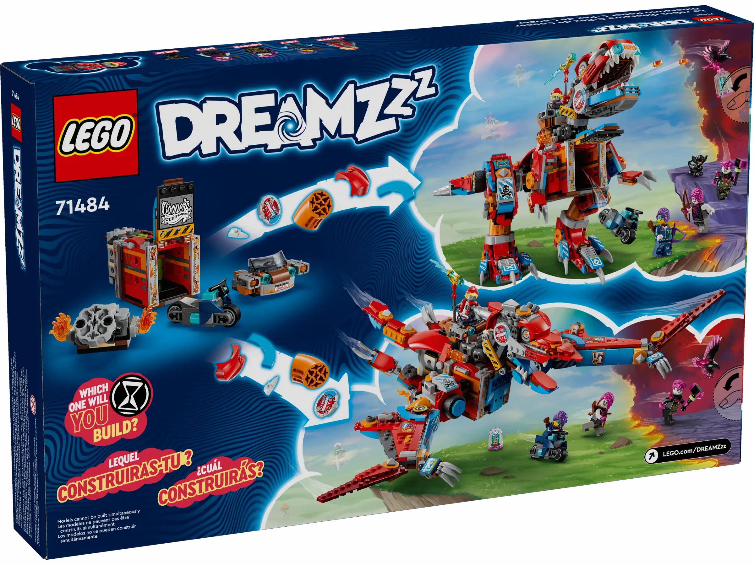 LEGO DREAMZZZ 71484 Cooper's Robot Dinosaur C-Rex
