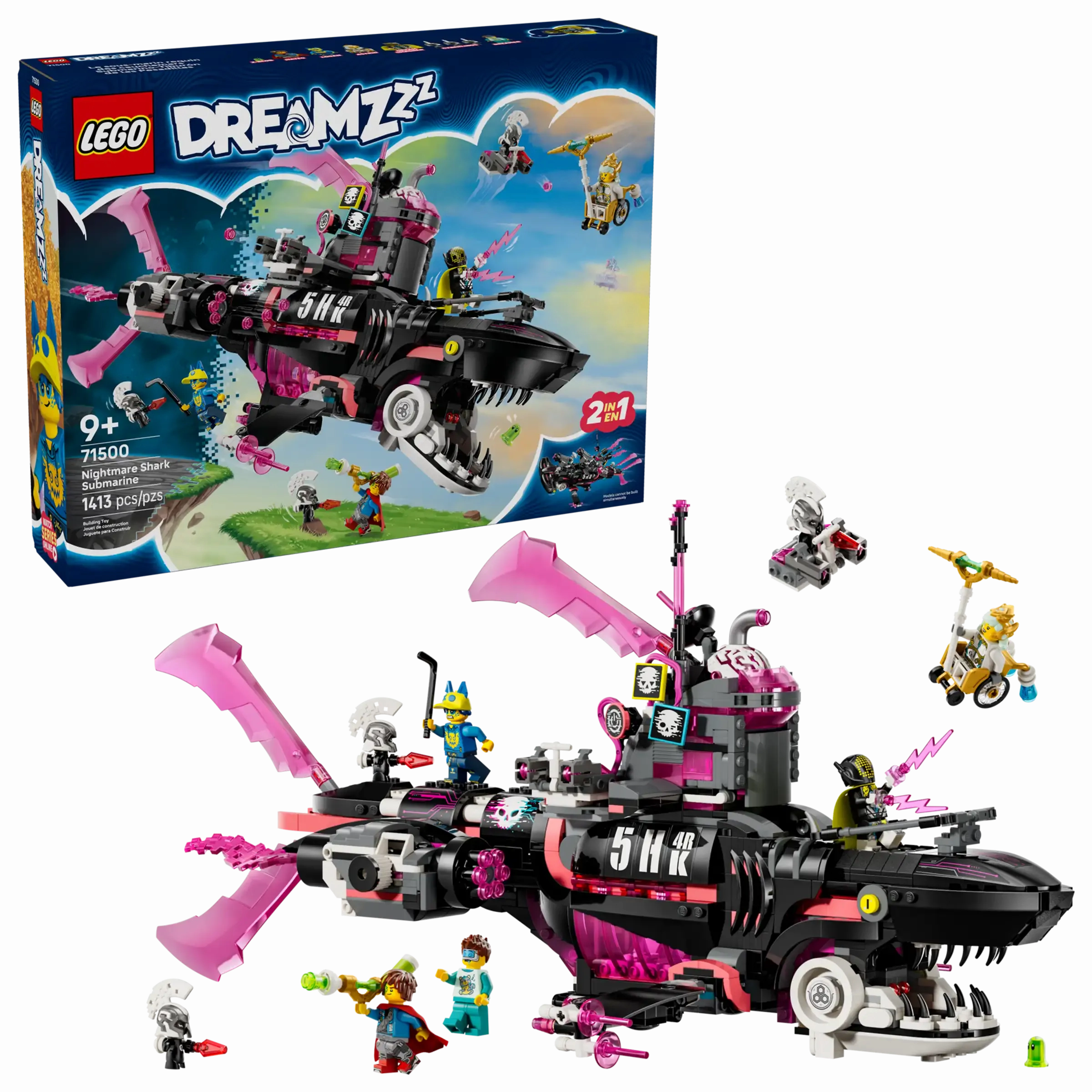 LEGO DREAMZzz 71500 Nightmare Shark Submarine