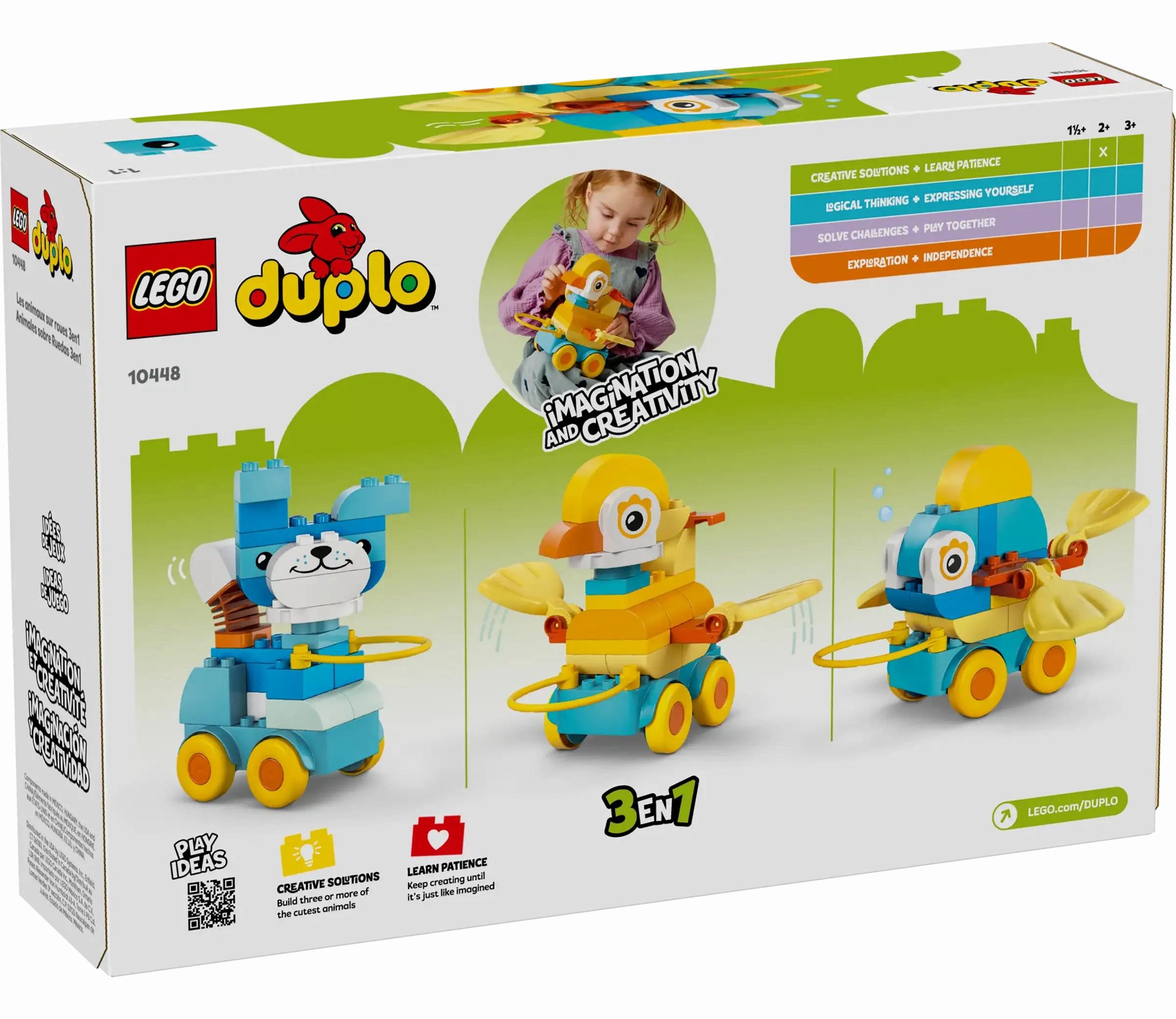 LEGO DUPLO 10448 3in1 Animals on Wheels