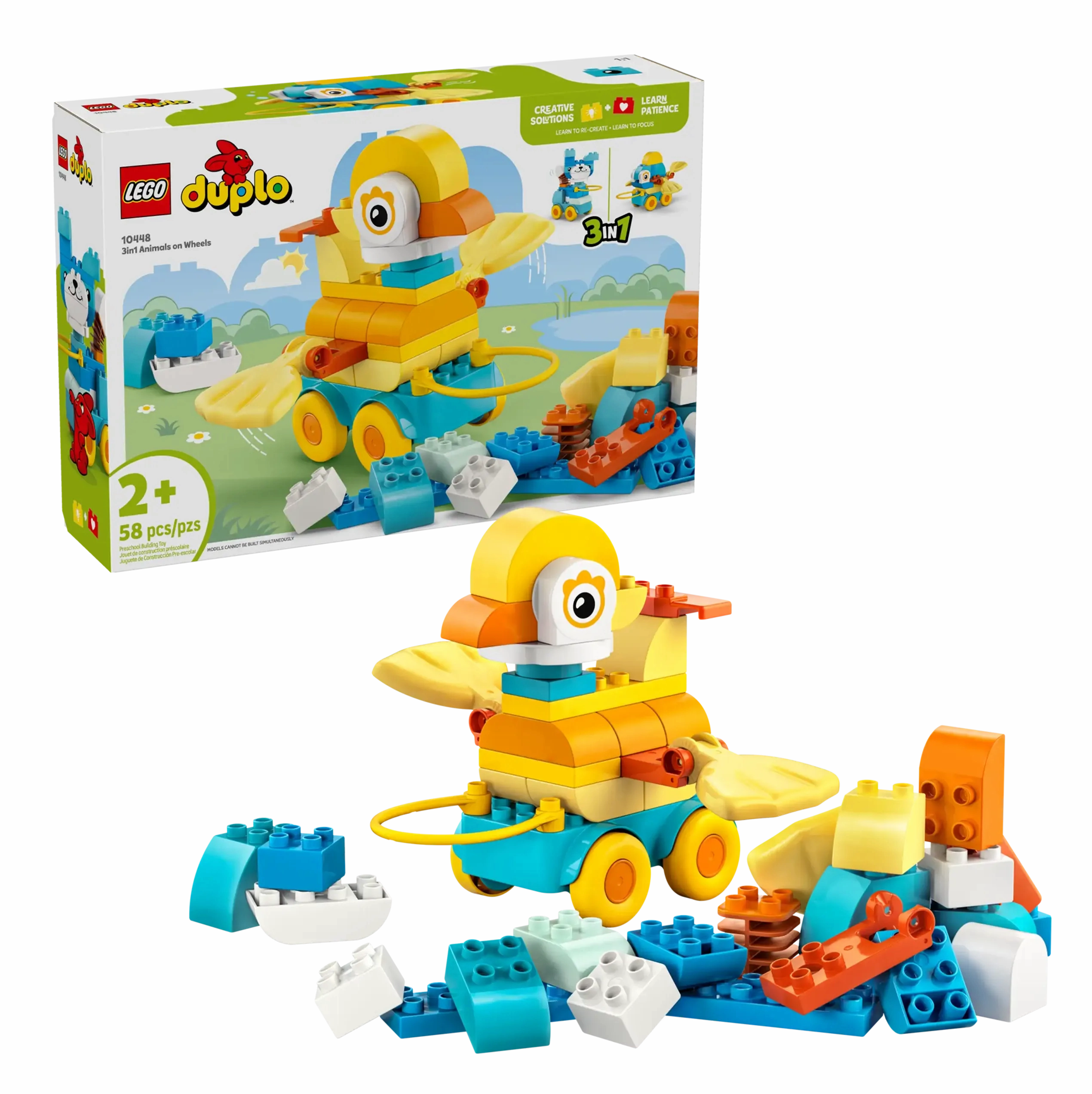 LEGO DUPLO 10448 3in1 Animals on Wheels