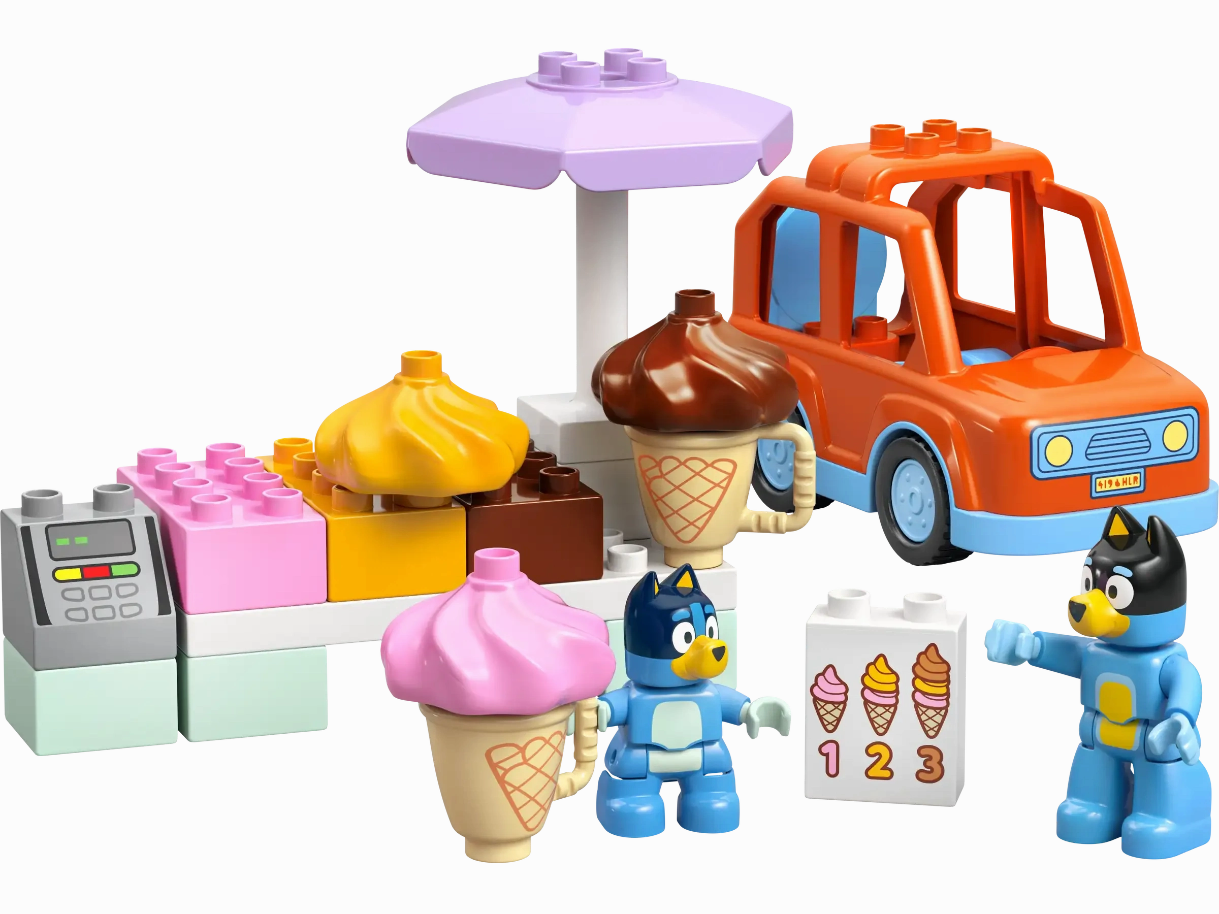LEGO DUPLO 10458 Ice Cream Trip with Bluey
