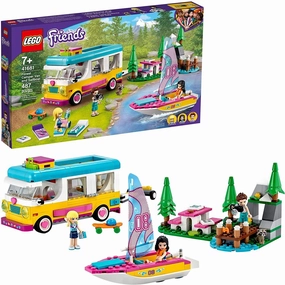LEGO FRIENDS 41681 Forest Camper Van and Sailboat