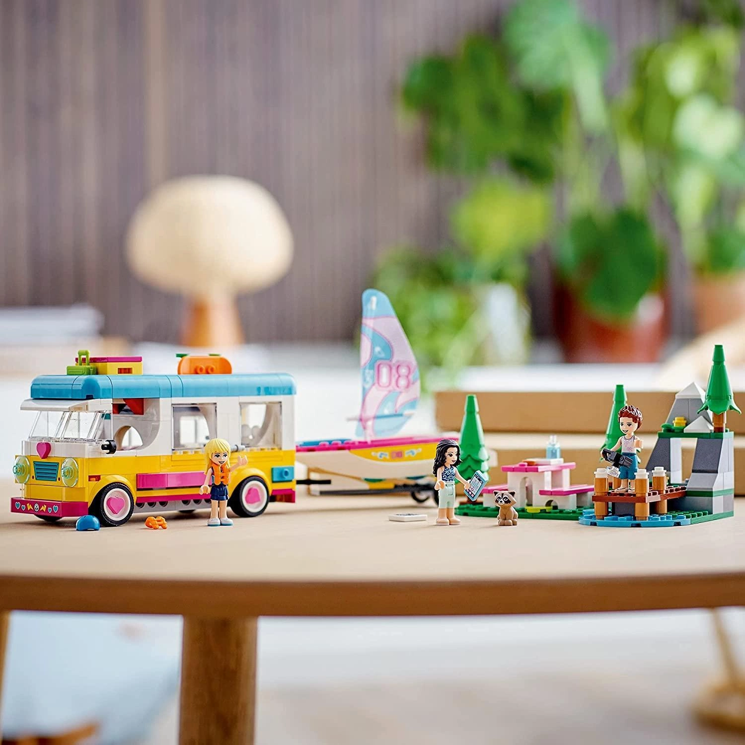 LEGO FRIENDS 41681 Forest Camper Van and Sailboat