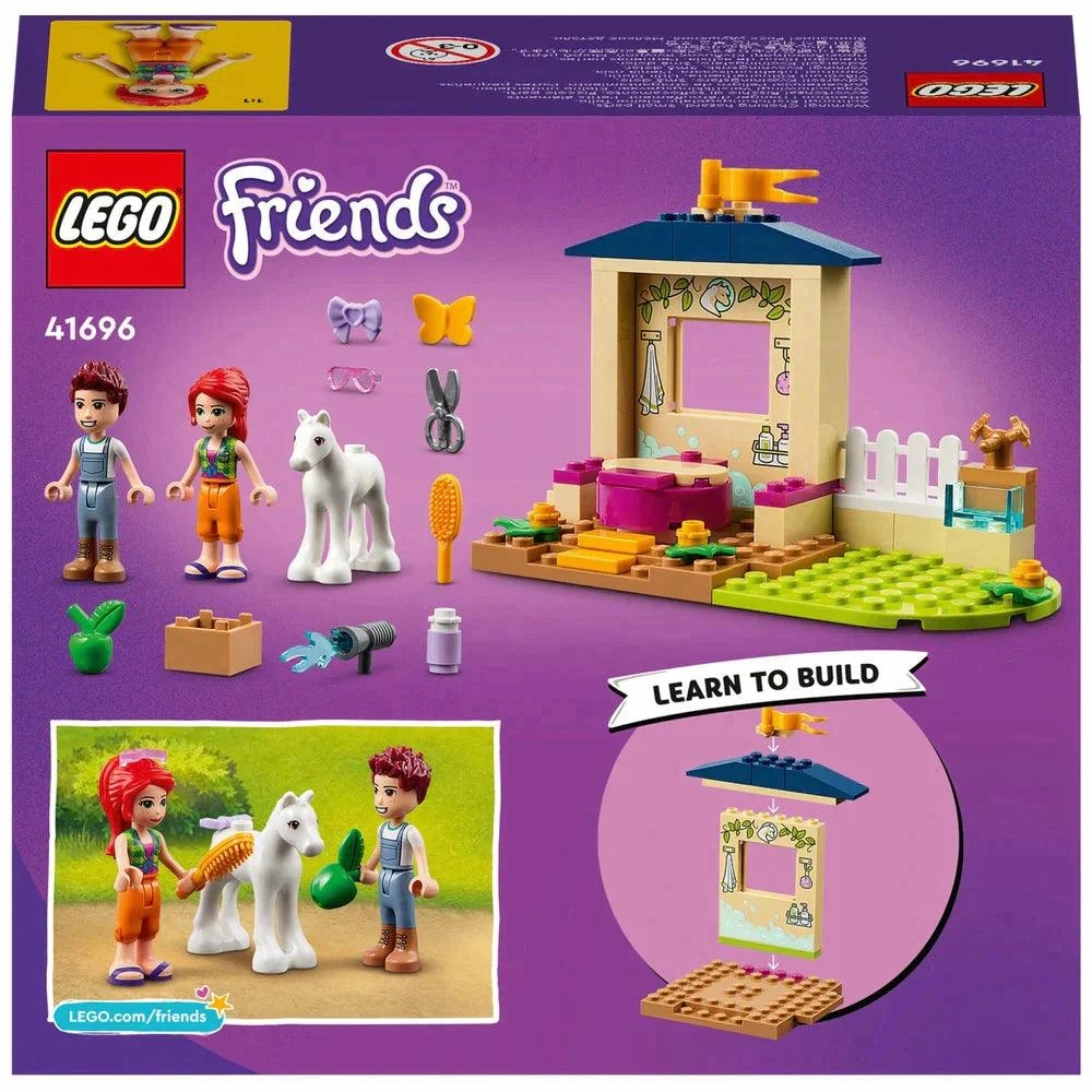 LEGO FRIENDS 41696 Pony-Washing Stable Horse Toy Set