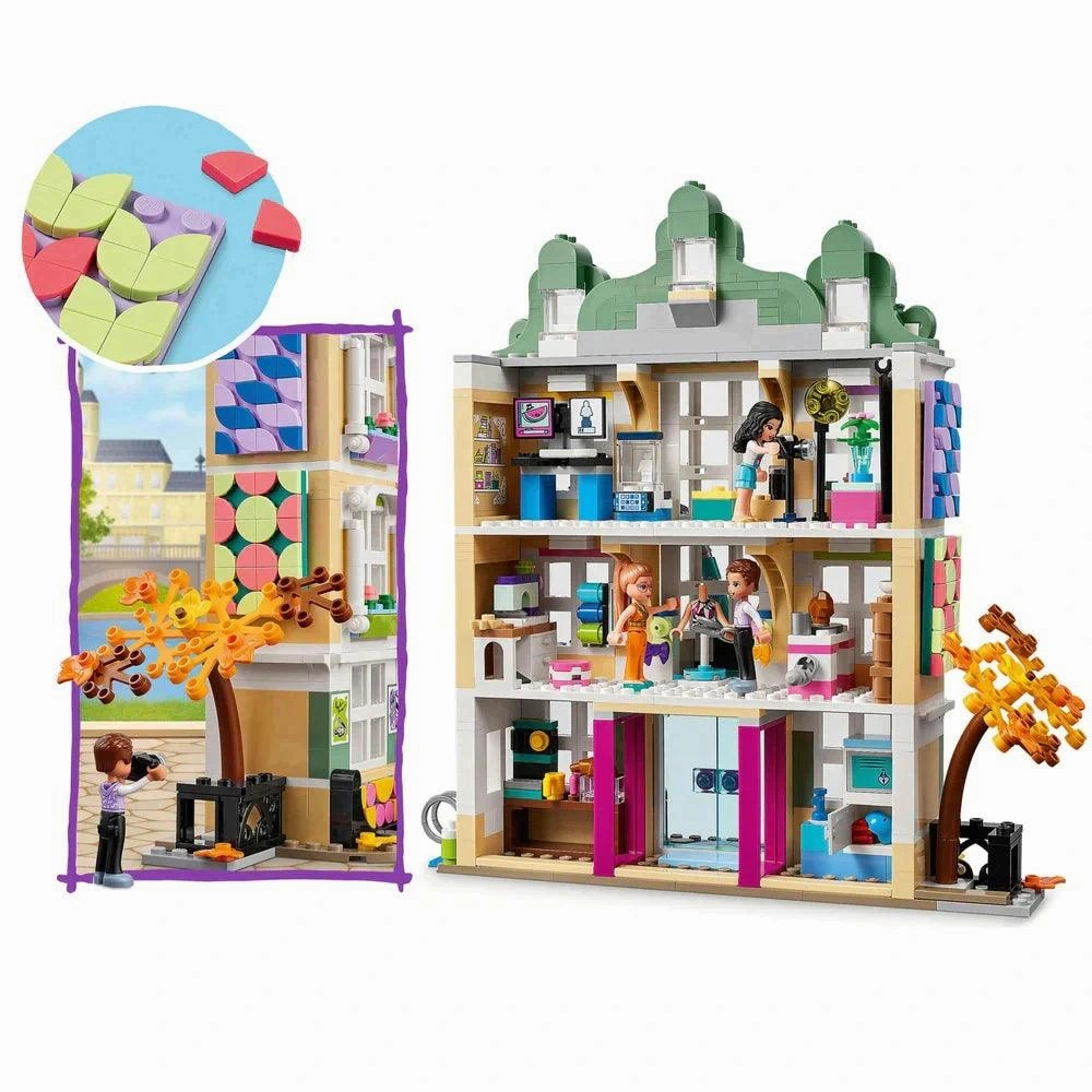 LEGO FRIENDS 41711 Emma's Art School House with DOTS Set