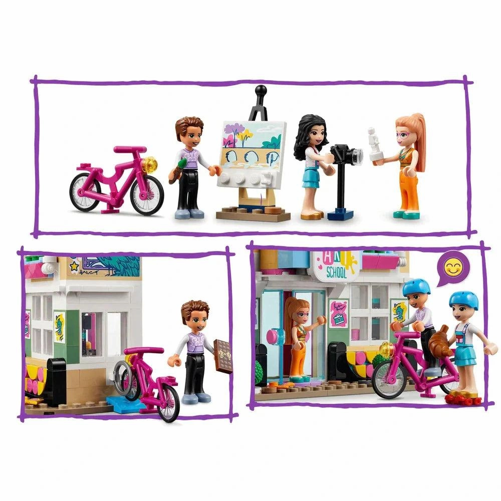 LEGO FRIENDS 41711 Emma's Art School House with DOTS Set