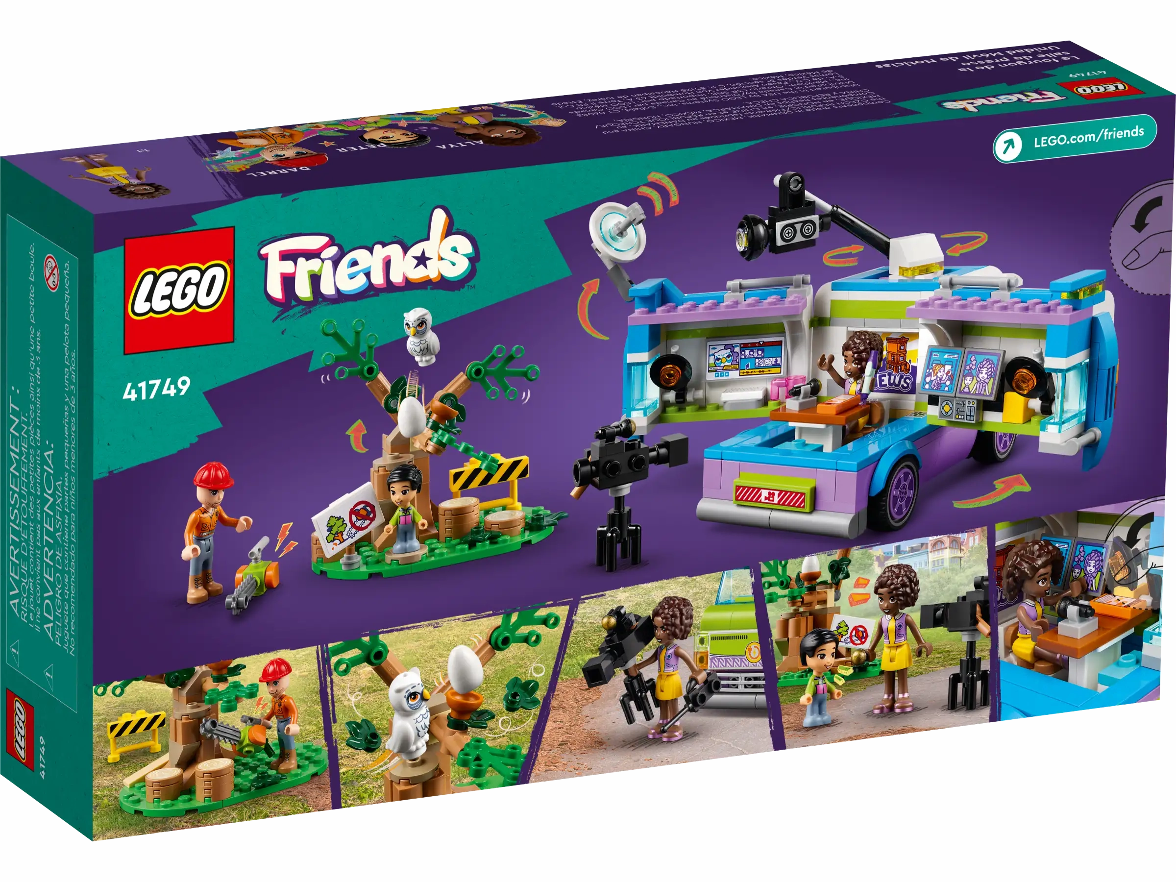 LEGO FRIENDS 41749 Newsroom Van