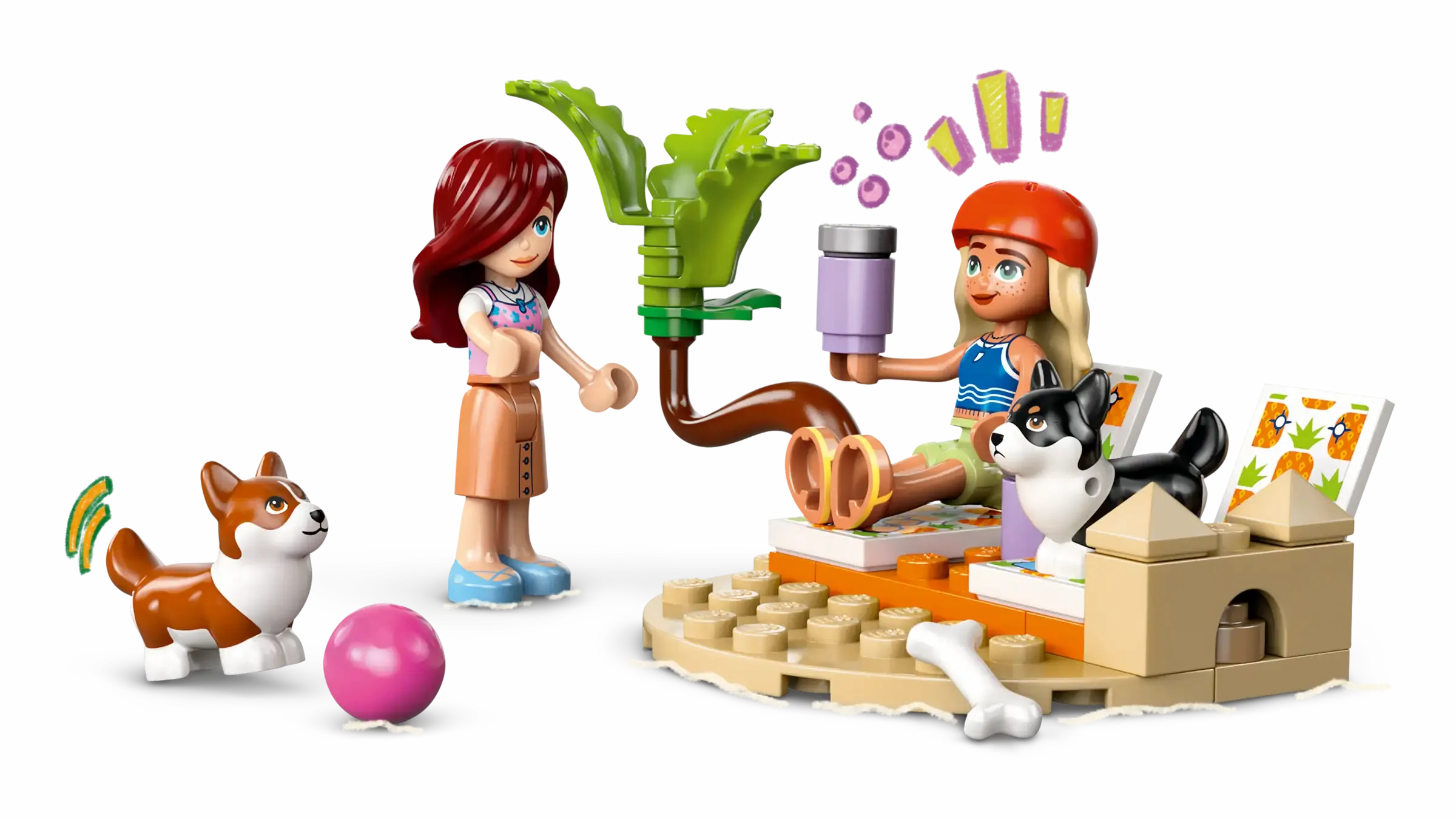 LEGO FRIENDS 42641 Surfing Dogs and Scooter Adventure