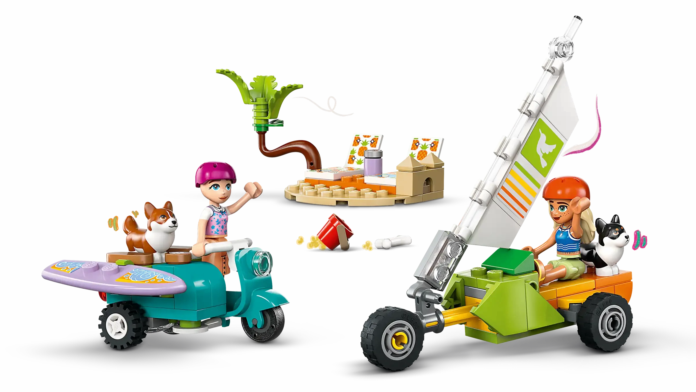 LEGO FRIENDS 42641 Surfing Dogs and Scooter Adventure