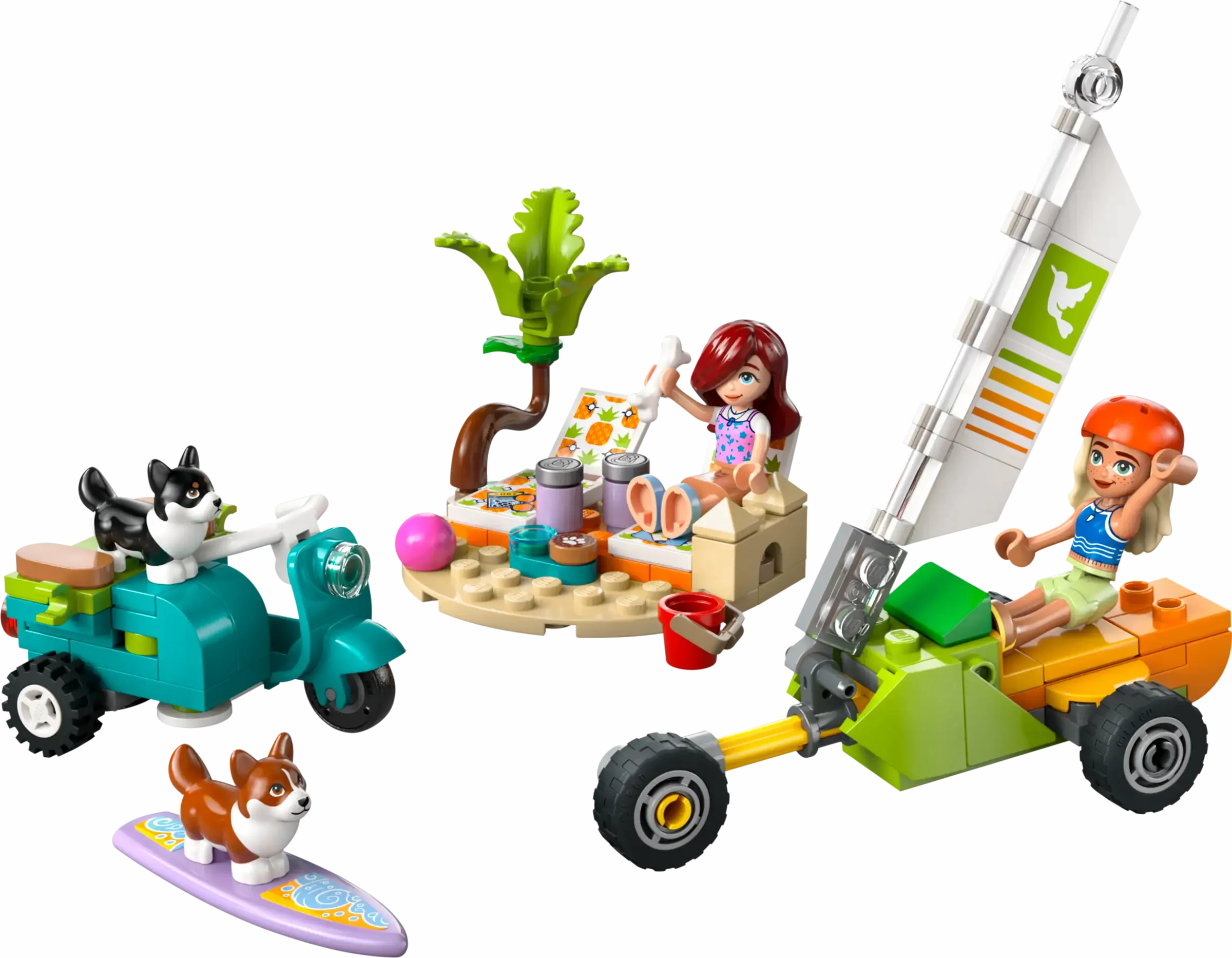 LEGO FRIENDS 42641 Surfing Dogs and Scooter Adventure