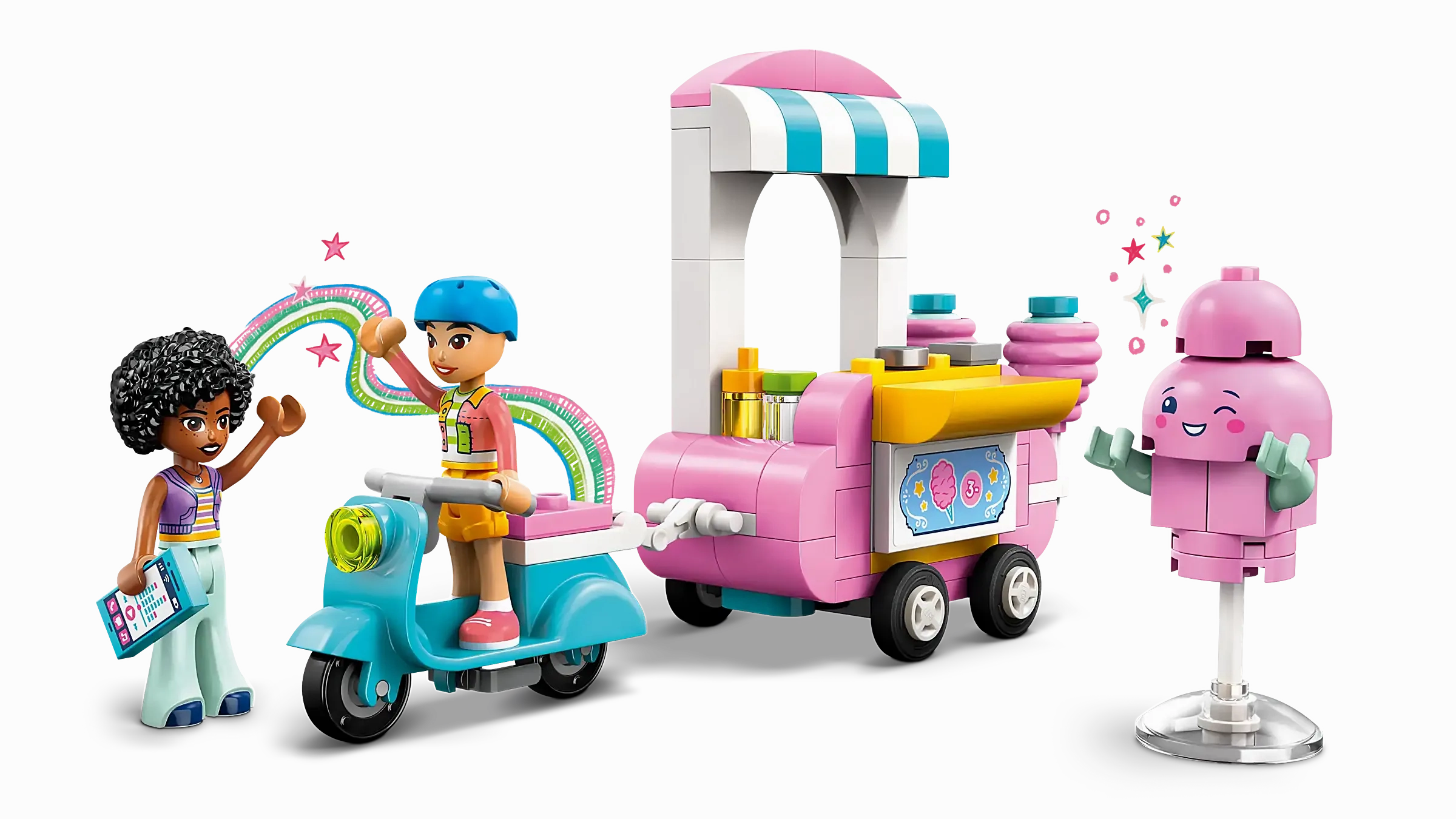 LEGO FRIENDS 42643 Cotton Candy Stand and Scooter