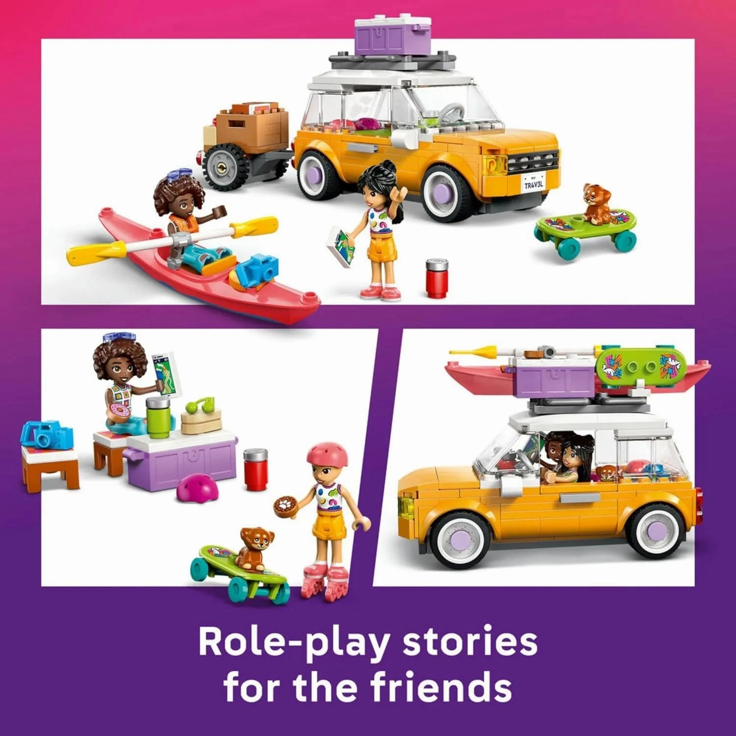 LEGO FRIENDS 42659 Friendship Road-Trip Travel Car