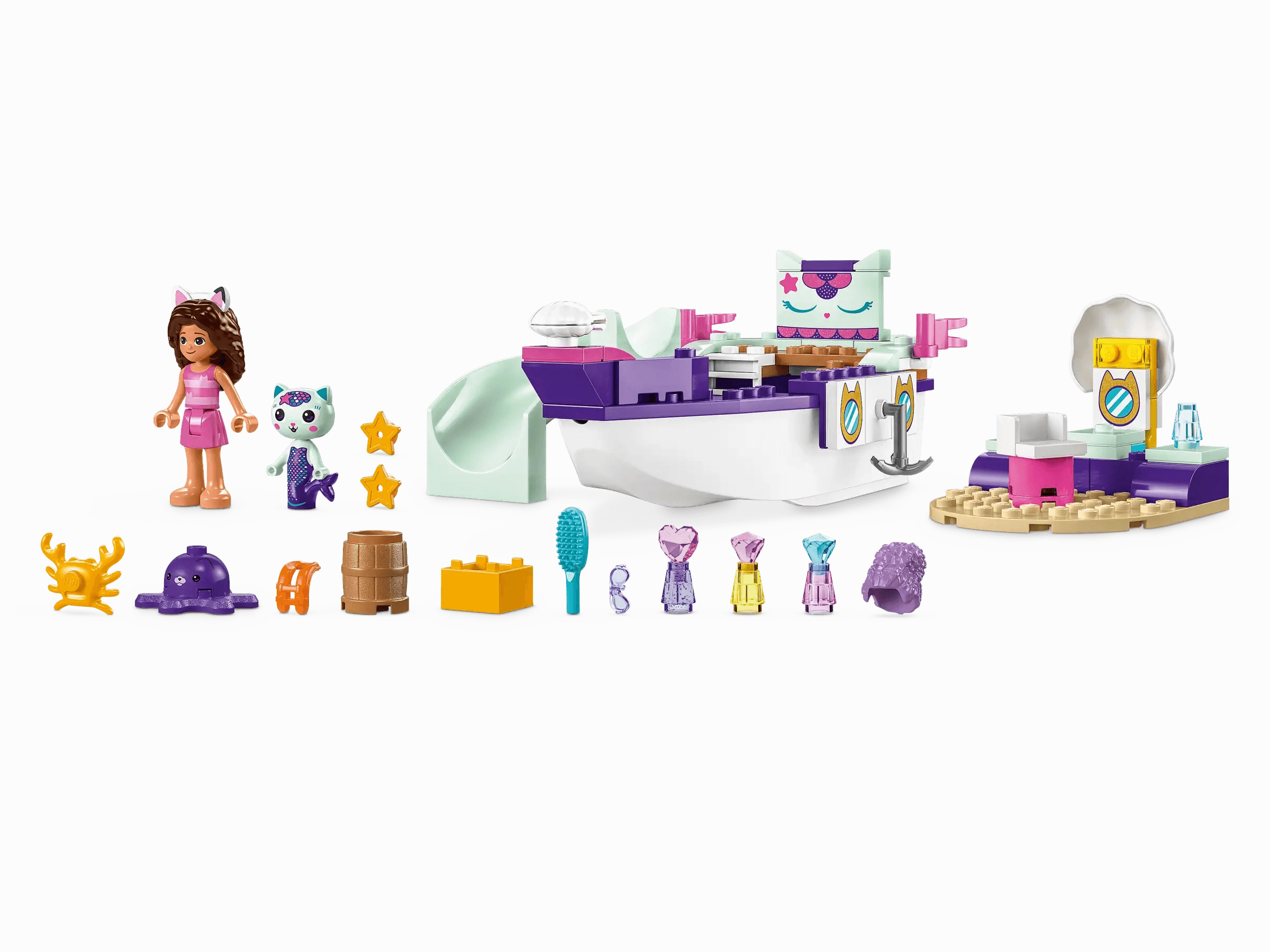 LEGO GABB'Y DOLLHOUSE 10786 Gabby & MerCat's Ship & Spa