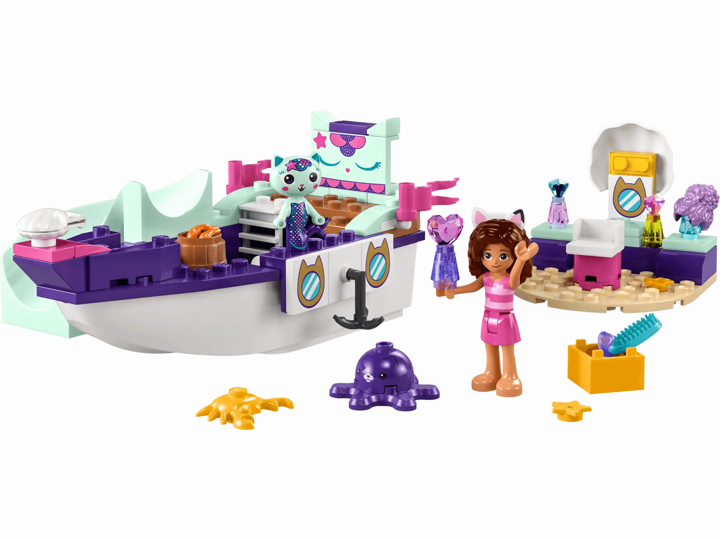 LEGO GABB'Y DOLLHOUSE 10786 Gabby & MerCat's Ship & Spa