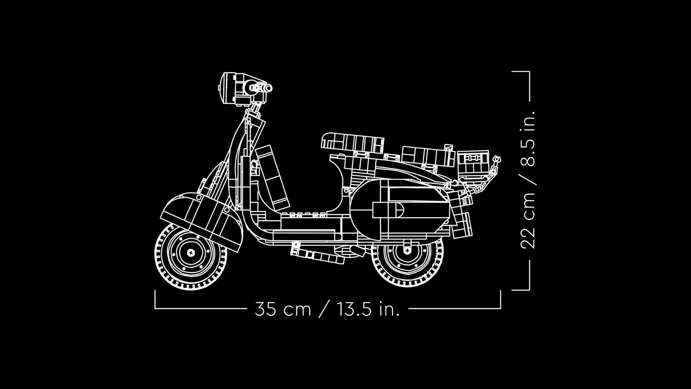 LEGO ICONS 10298 Vespa 125