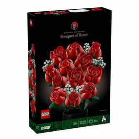 LEGO ICONS 10328 Bouquet of Roses Flowers Set for Adults