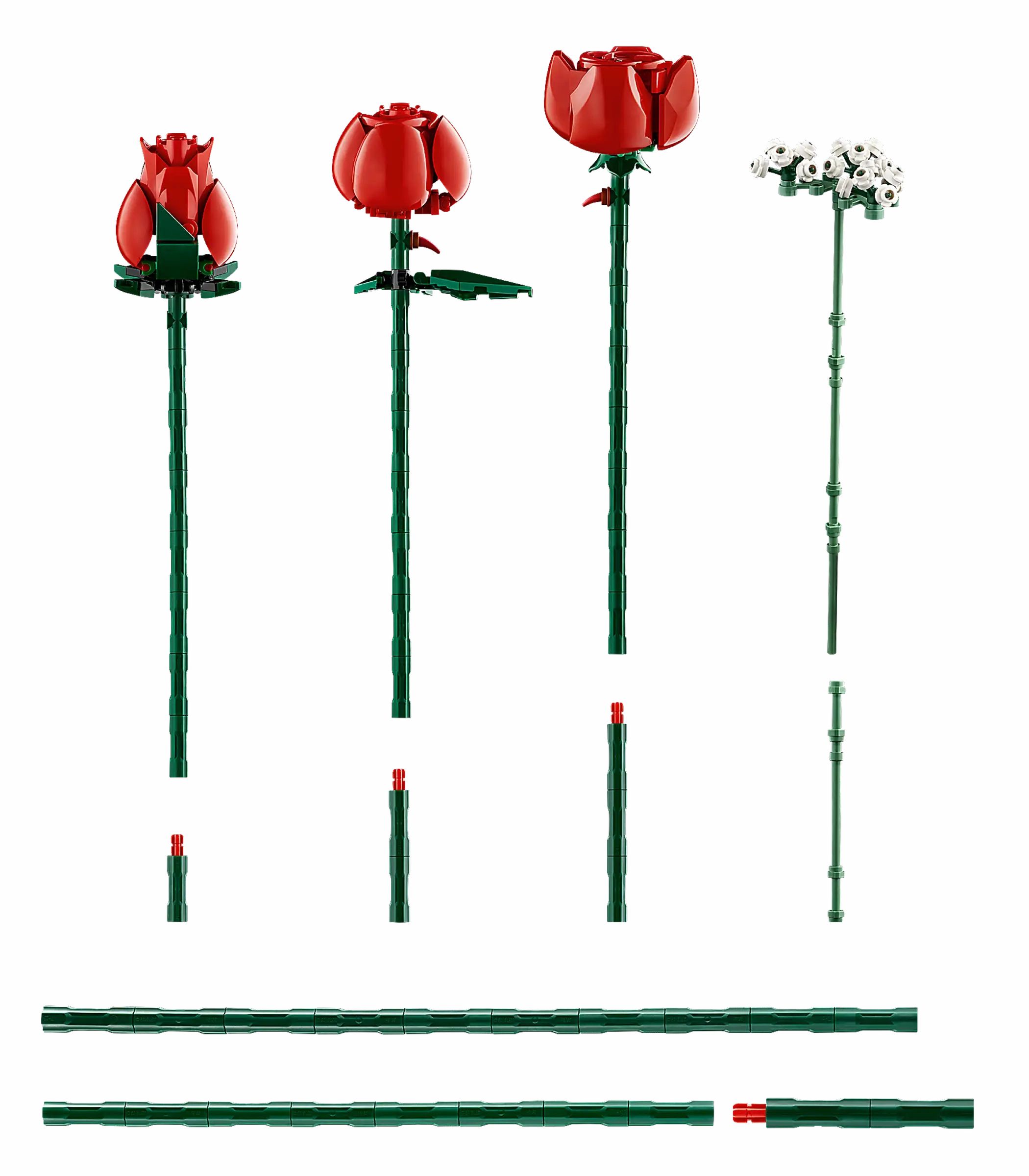 LEGO ICONS 10328 Bouquet of Roses Flowers Set for Adults