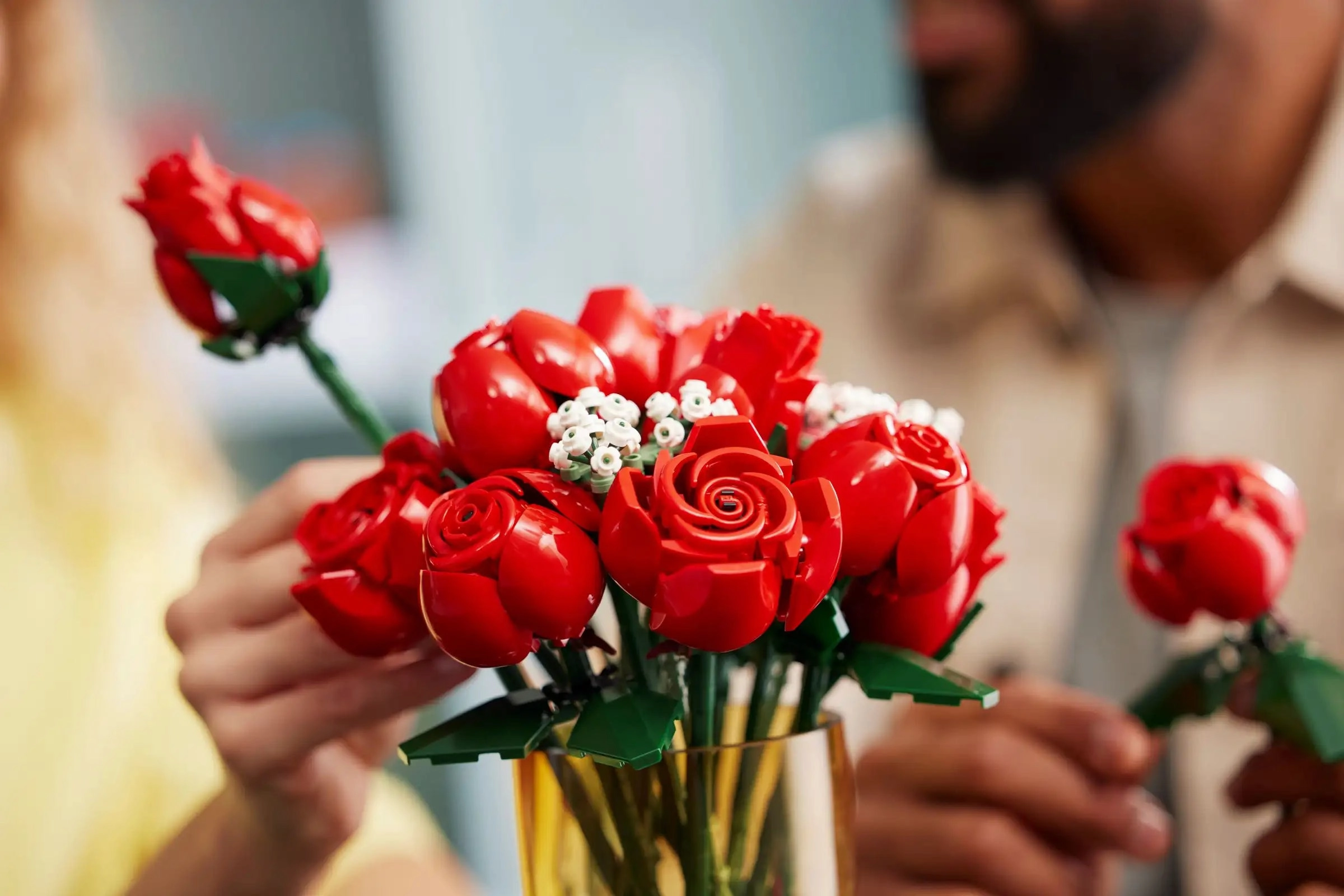 LEGO ICONS 10328 Bouquet of Roses Flowers Set for Adults