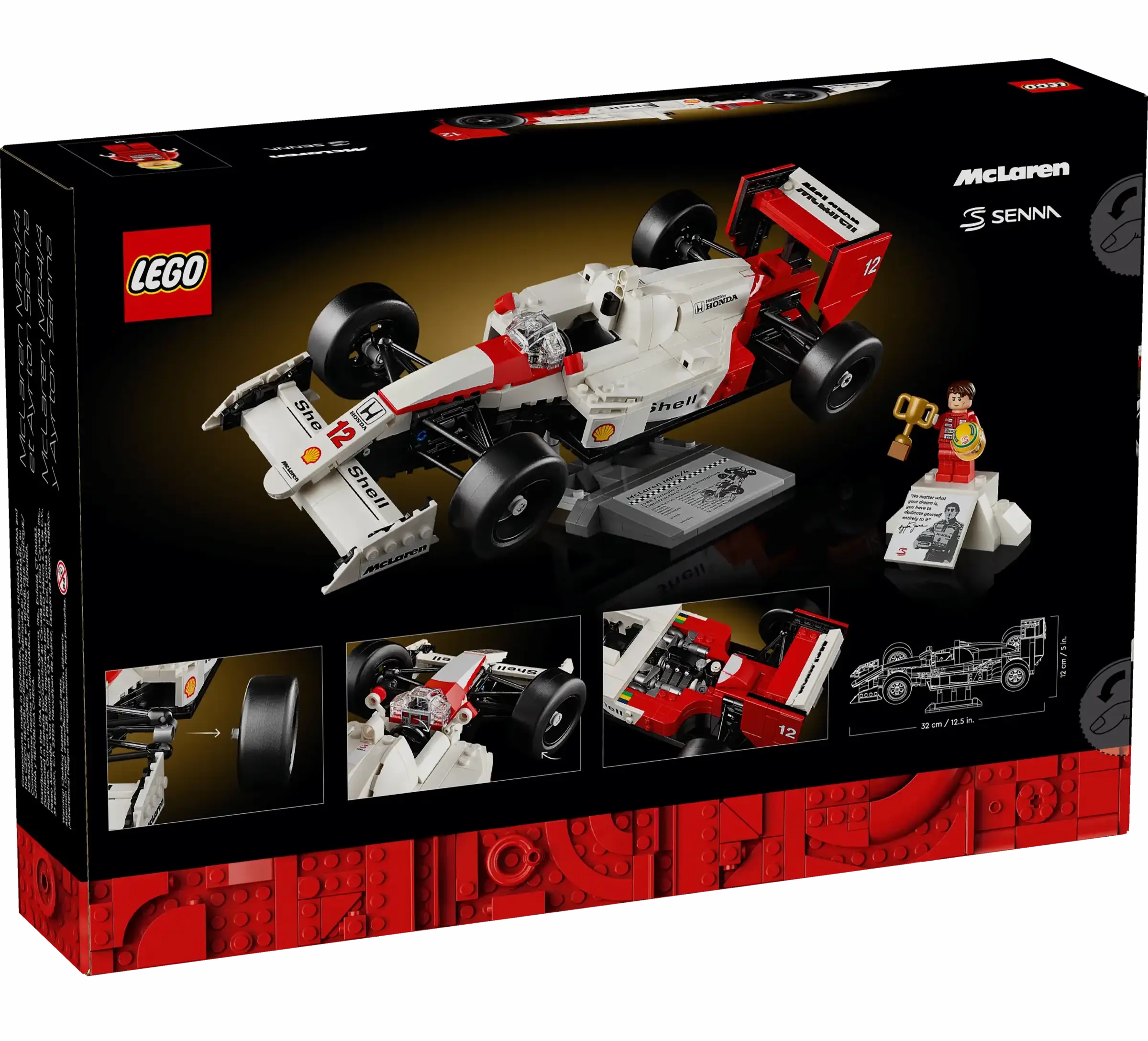 LEGO ICONS 10330 McLaren MP4/4 & Ayrton Senna