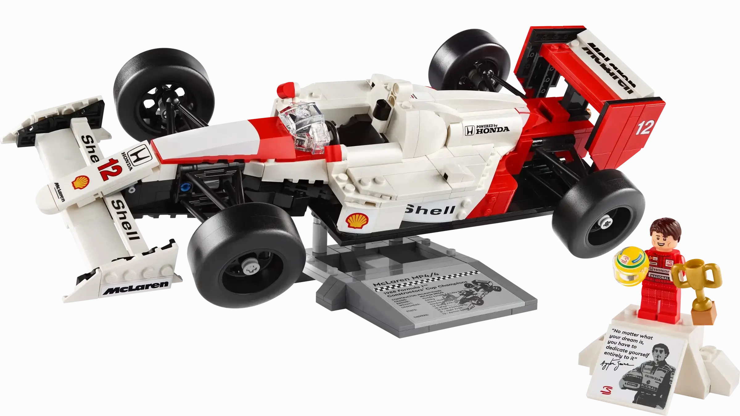 LEGO ICONS 10330 McLaren MP4/4 & Ayrton Senna