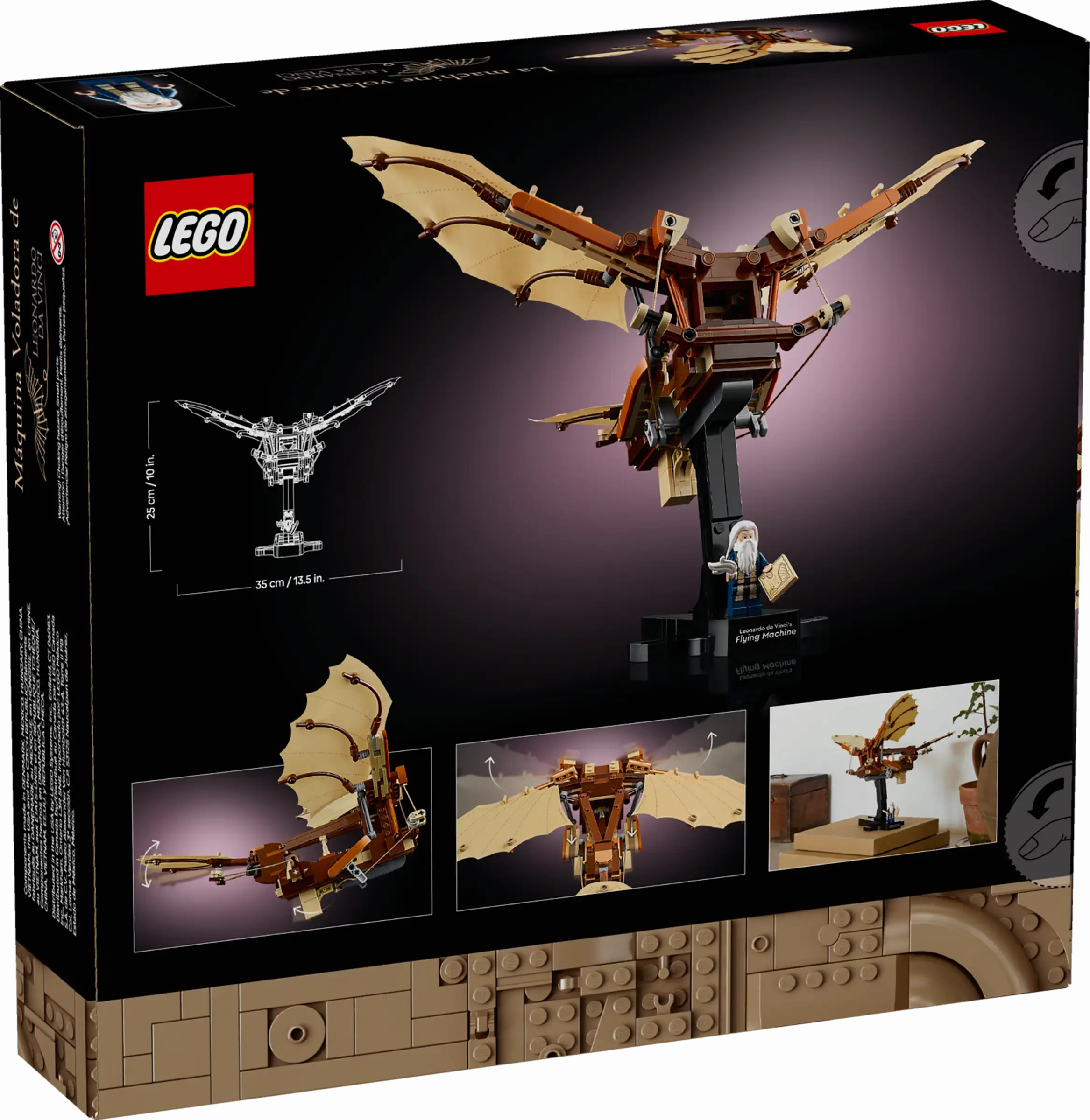 LEGO ICONS 10363 Leonardo da Vinci's Flying Machine