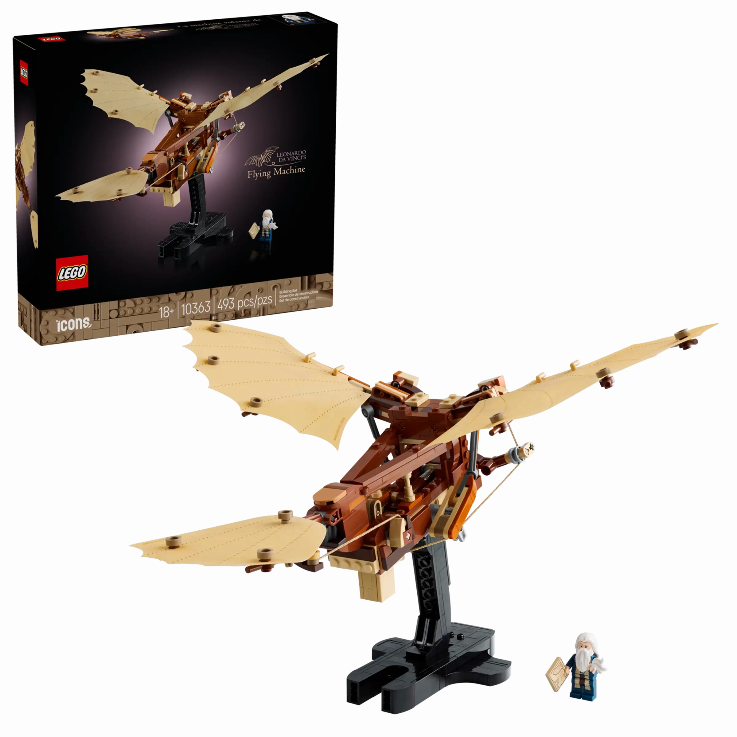 LEGO ICONS 10363 Leonardo da Vinci's Flying Machine
