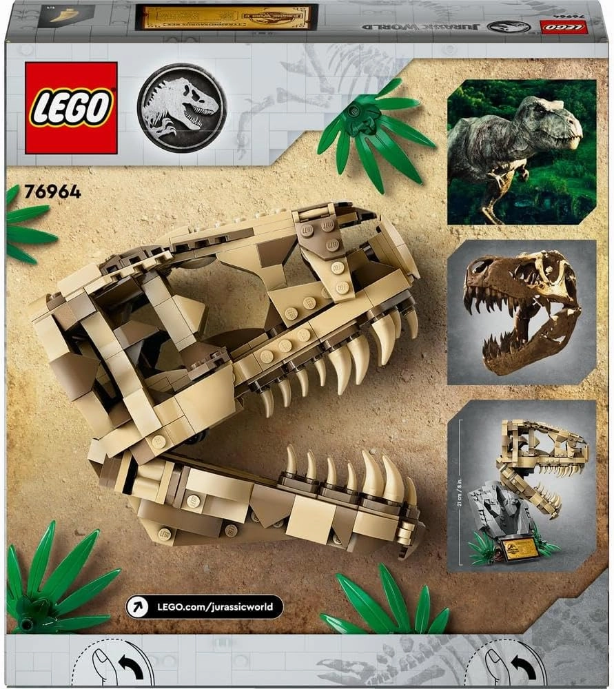 LEGO JURASSIC WORLD 76964 Dinosaur Fossils T Rex Skull
