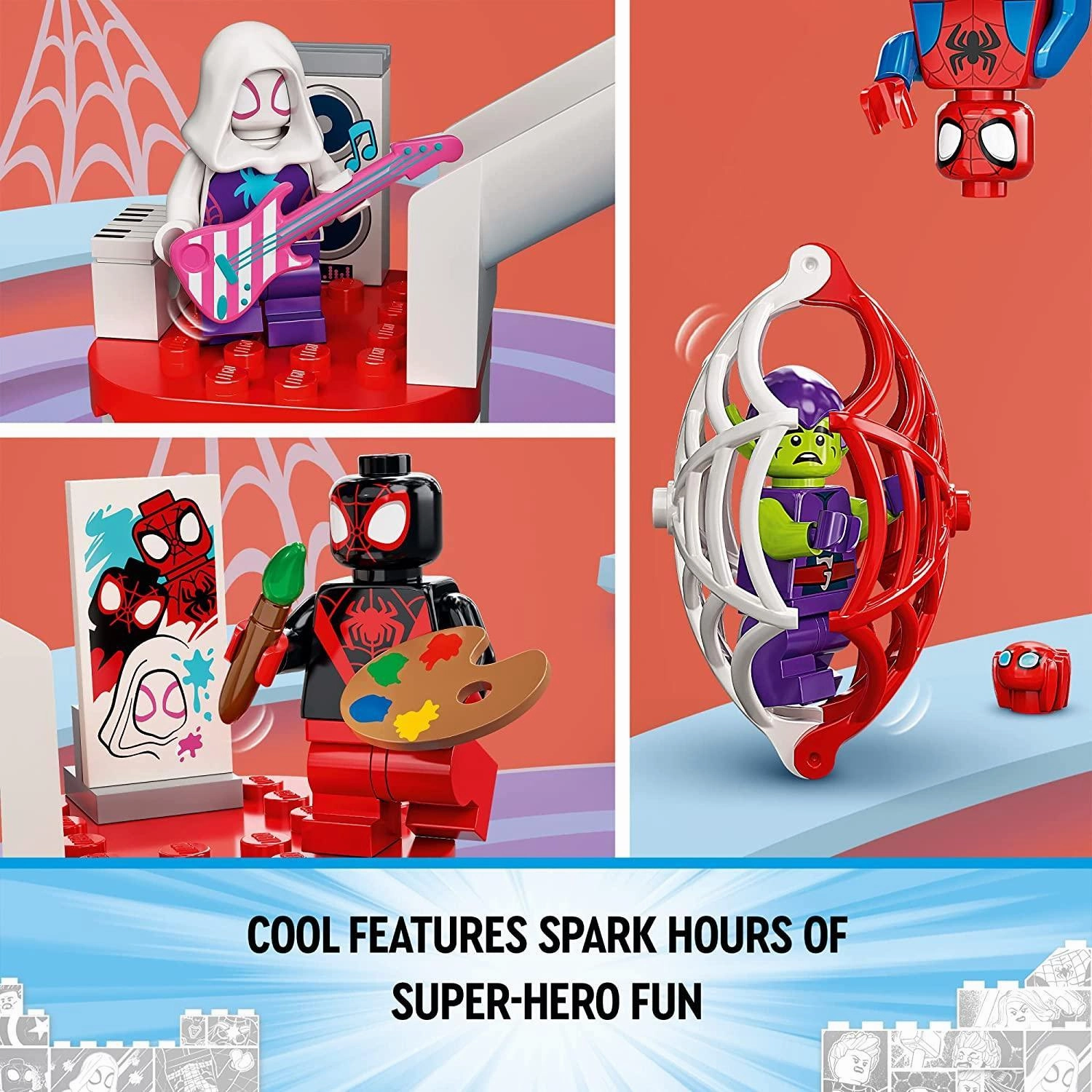 LEGO MARVEL 10784 Marvel Spider-Man Webquarters Hangout