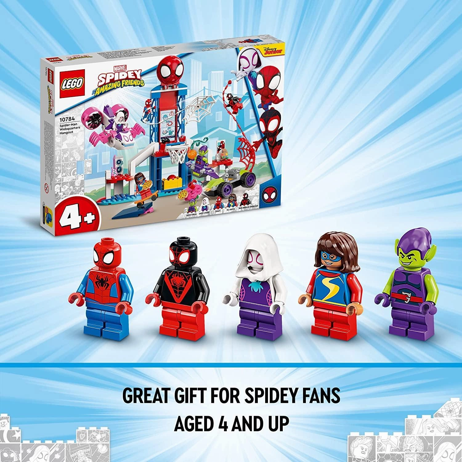 LEGO MARVEL 10784 Marvel Spider-Man Webquarters Hangout