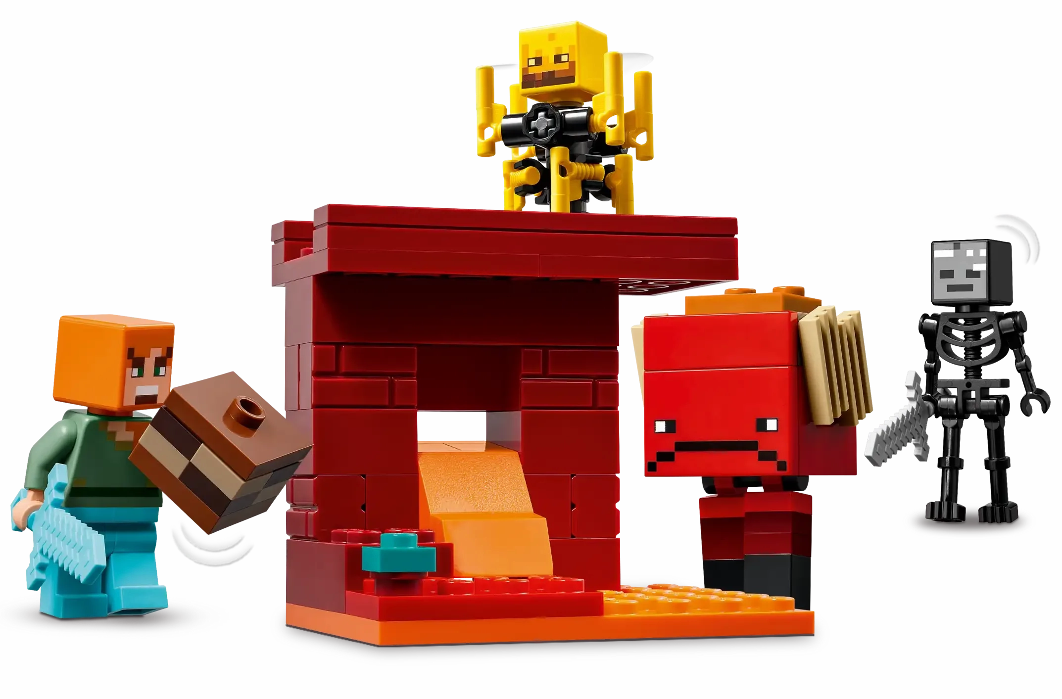 LEGO MINECRAFT 21266 The Nether Lava Battle