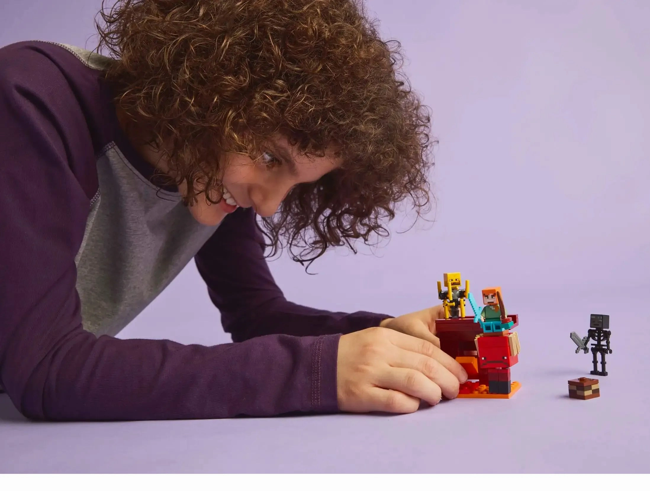LEGO MINECRAFT 21266 The Nether Lava Battle