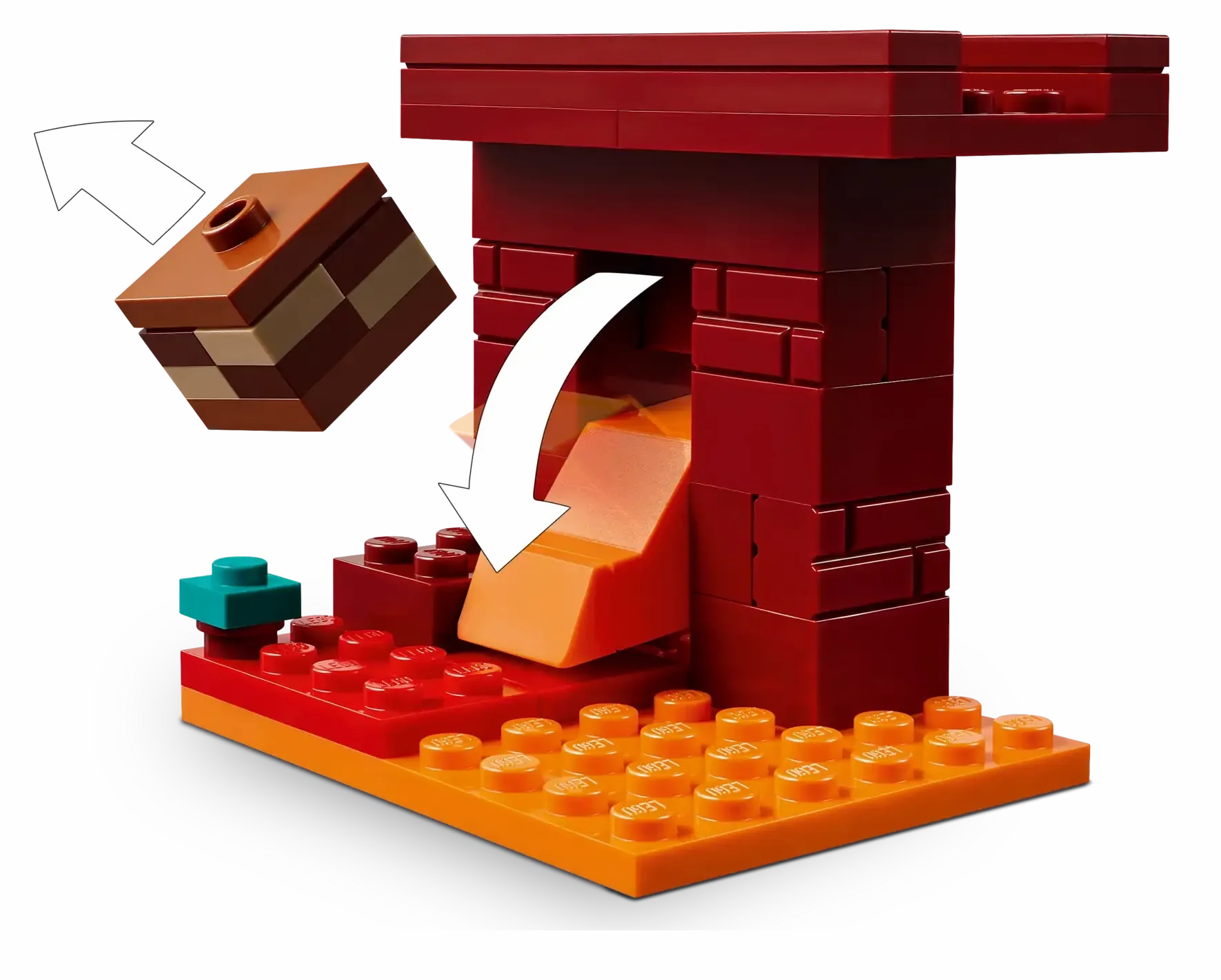 LEGO MINECRAFT 21266 The Nether Lava Battle