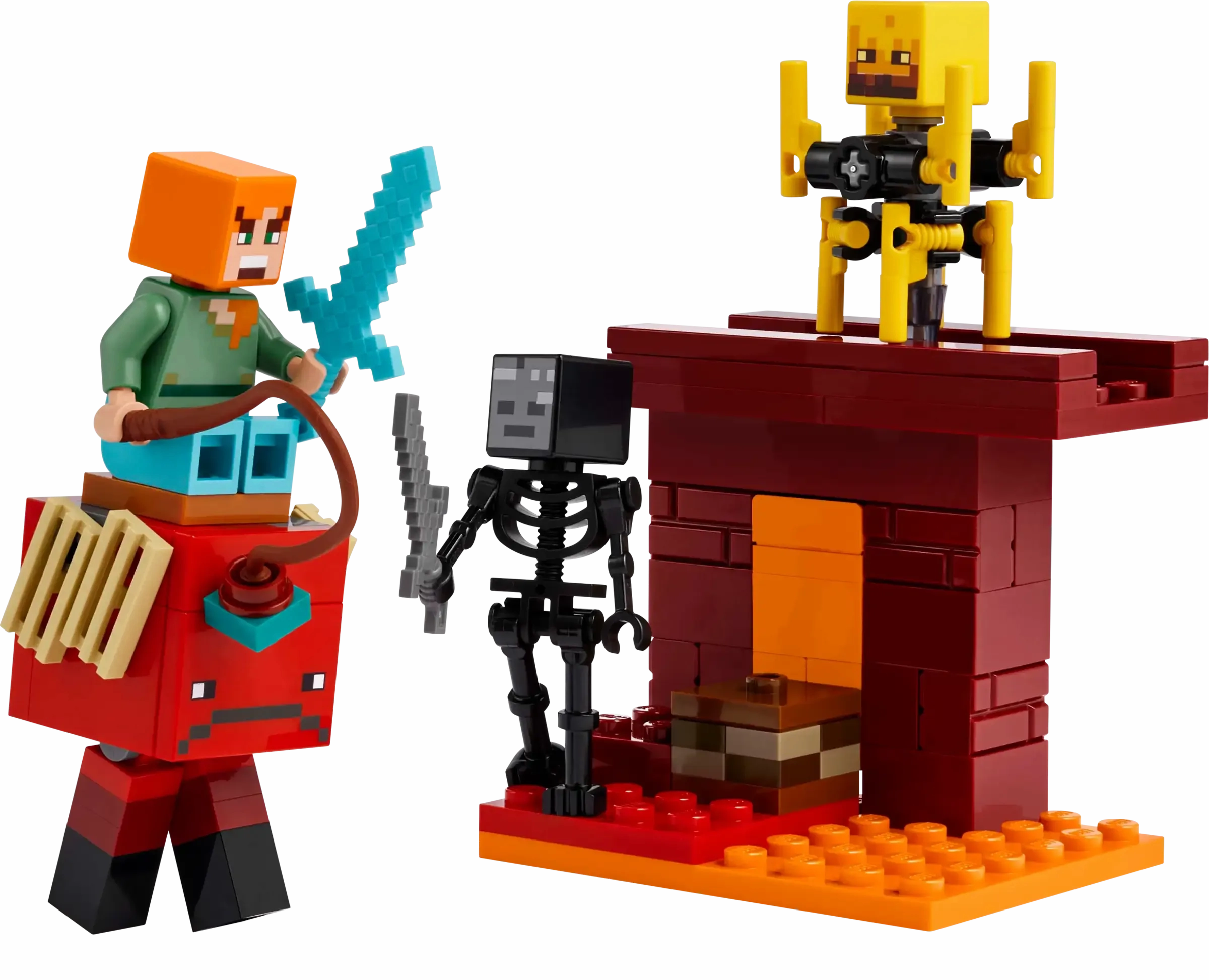LEGO MINECRAFT 21266 The Nether Lava Battle