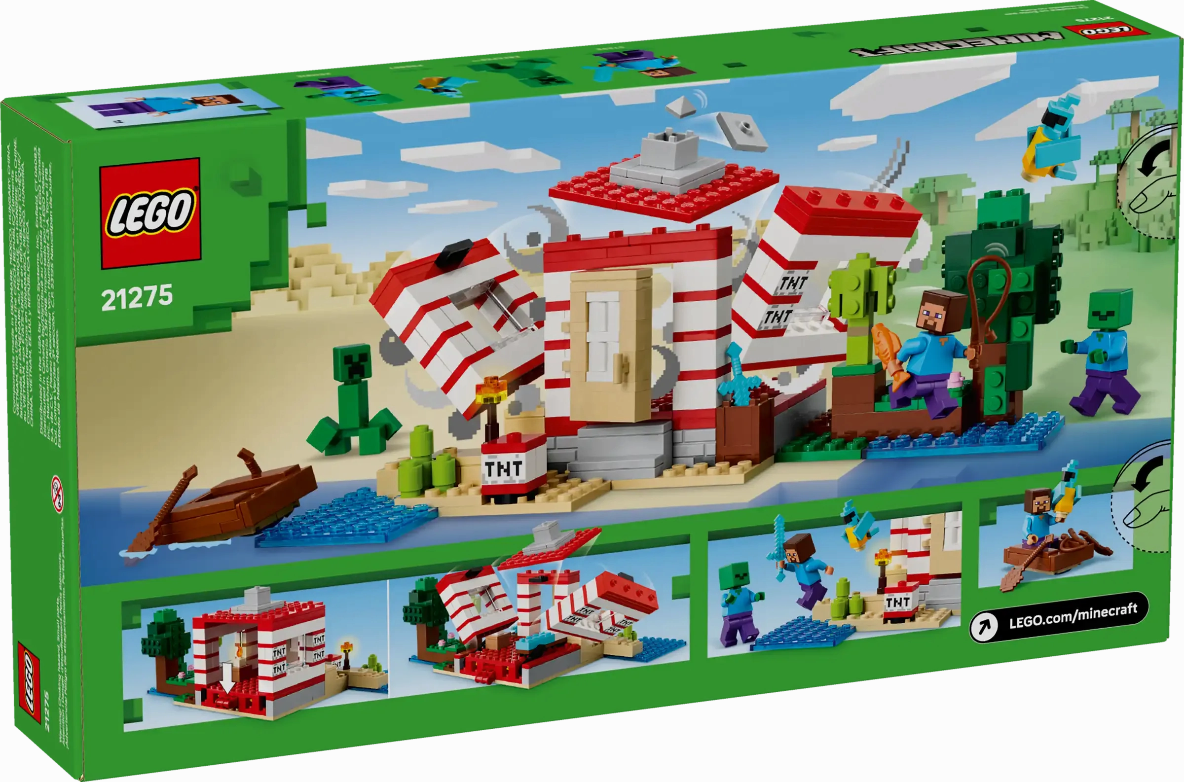 LEGO MINECRAFT 21275 The TNT Jungle House