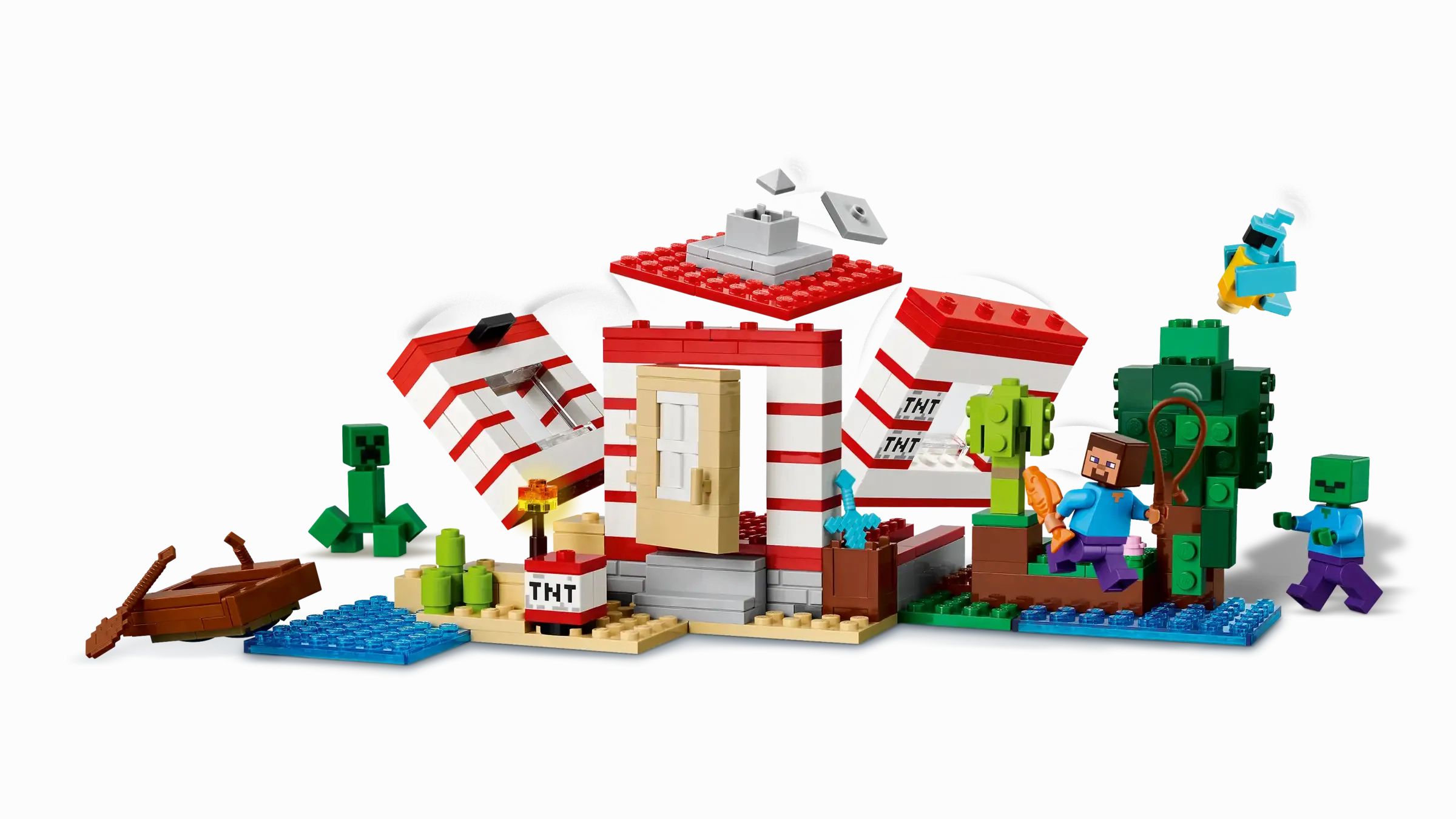 LEGO MINECRAFT 21275 The TNT Jungle House