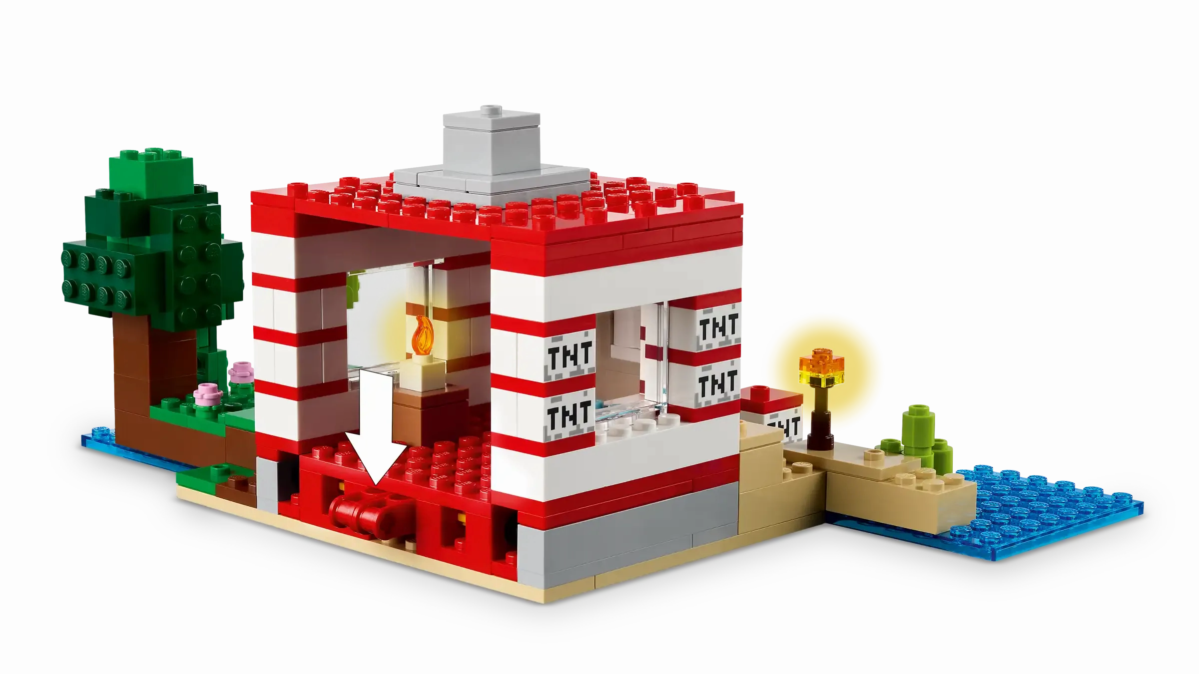 LEGO MINECRAFT 21275 The TNT Jungle House