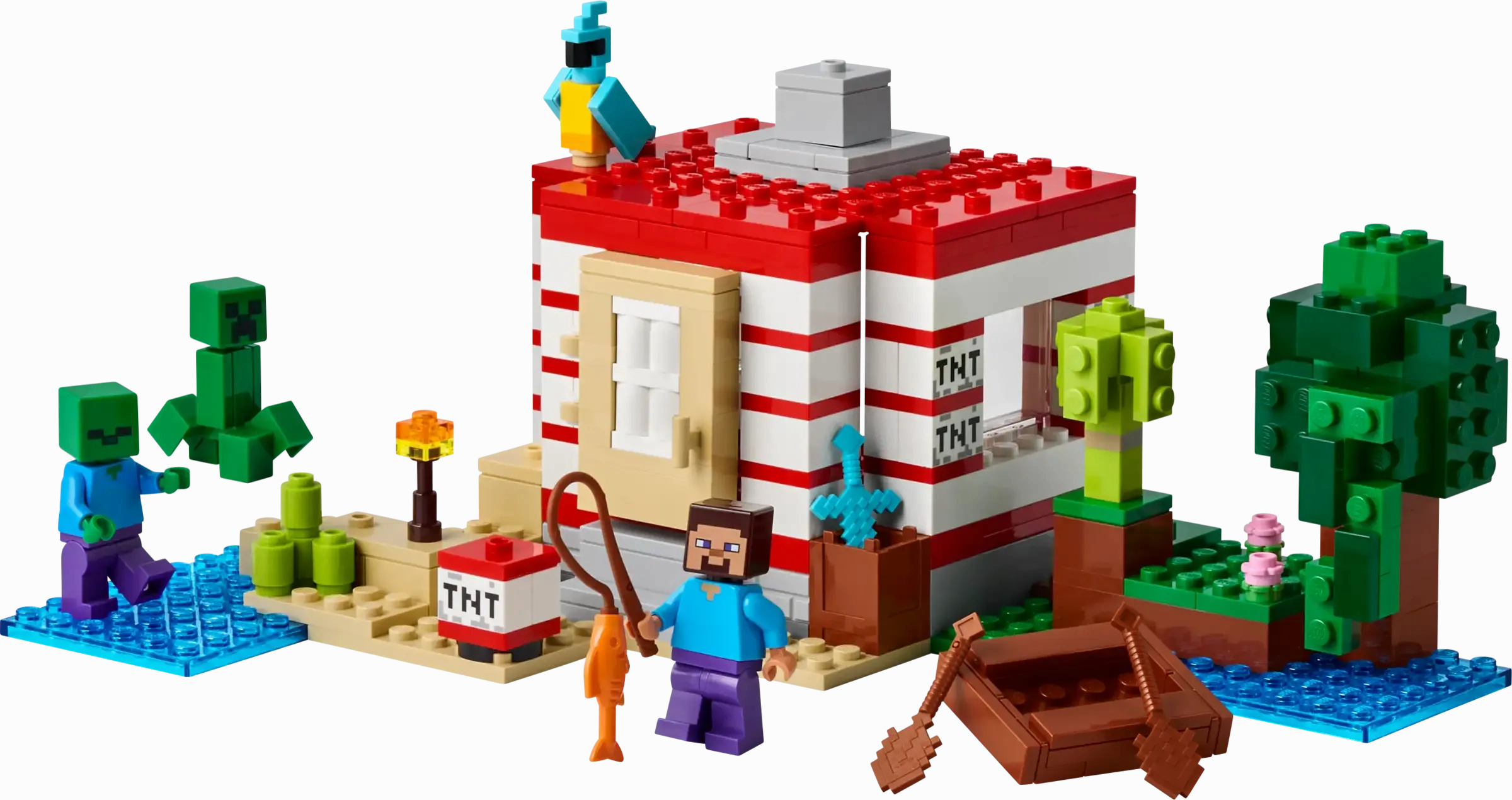 LEGO MINECRAFT 21275 The TNT Jungle House