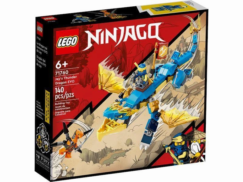 LEGO NINJAGO 71760 Jays Thunder Dragon EVO