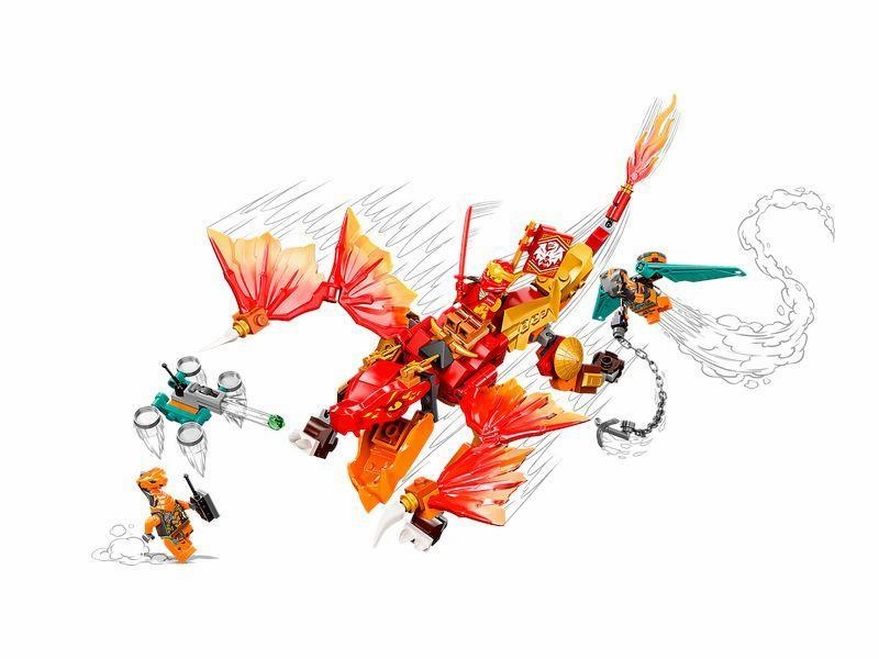 LEGO NINJAGO 71762 Kais Fire Dragon EVO