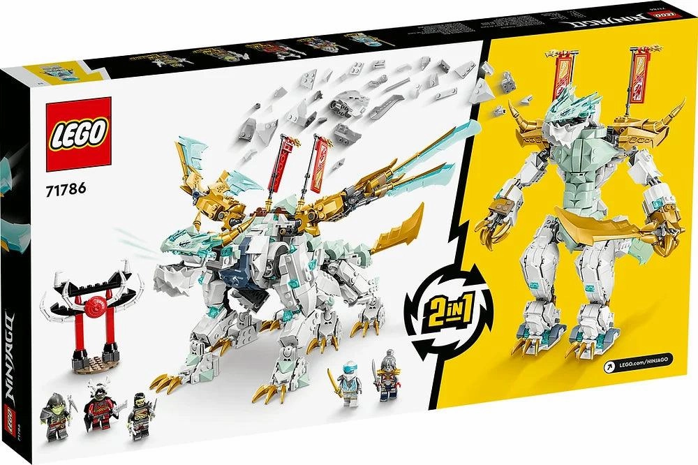 LEGO NINJAGO 71786 Zane's Ice Dragon Creature